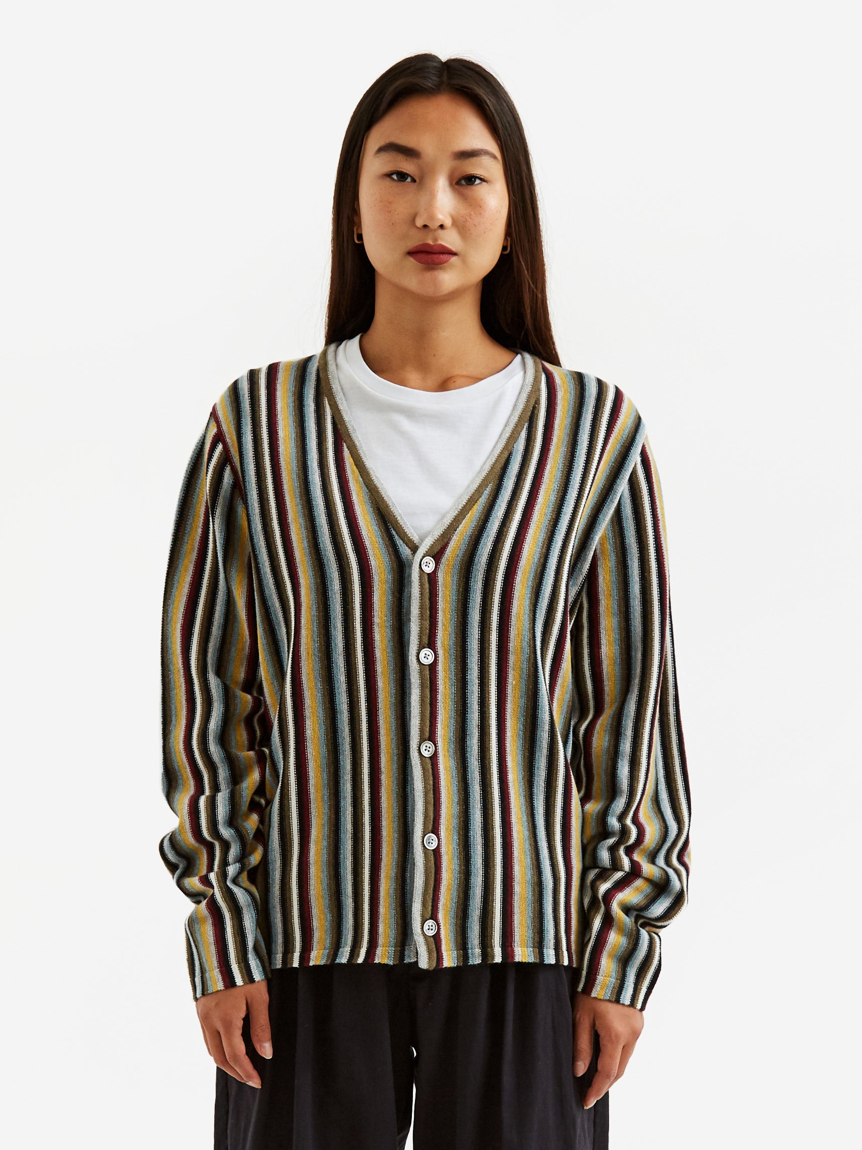 Stussy Stripe Pattern Cardigan W - Multi – Goodhood