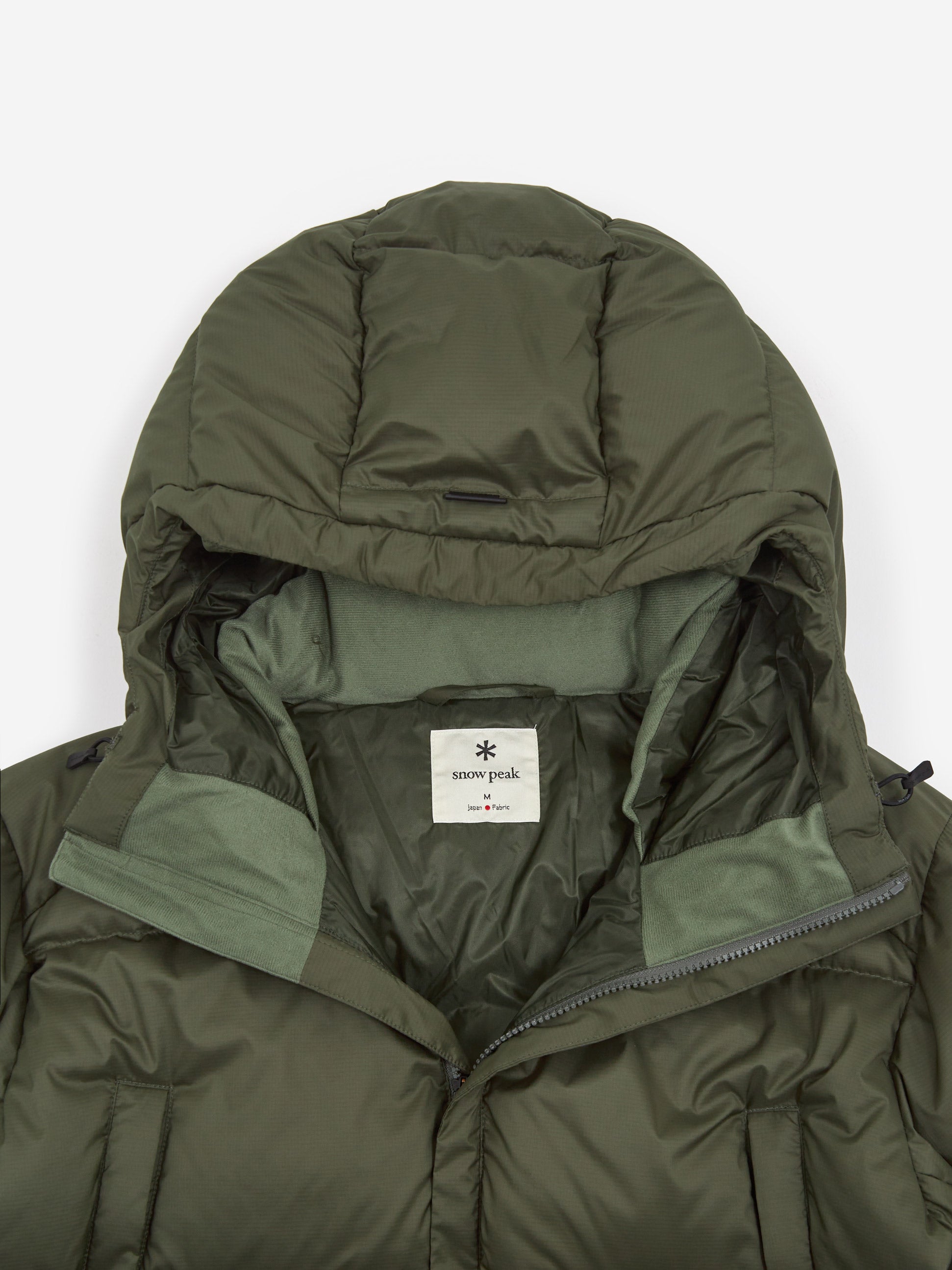 Snow Peak Recycled Light Down Jacket Olive – Goodhood