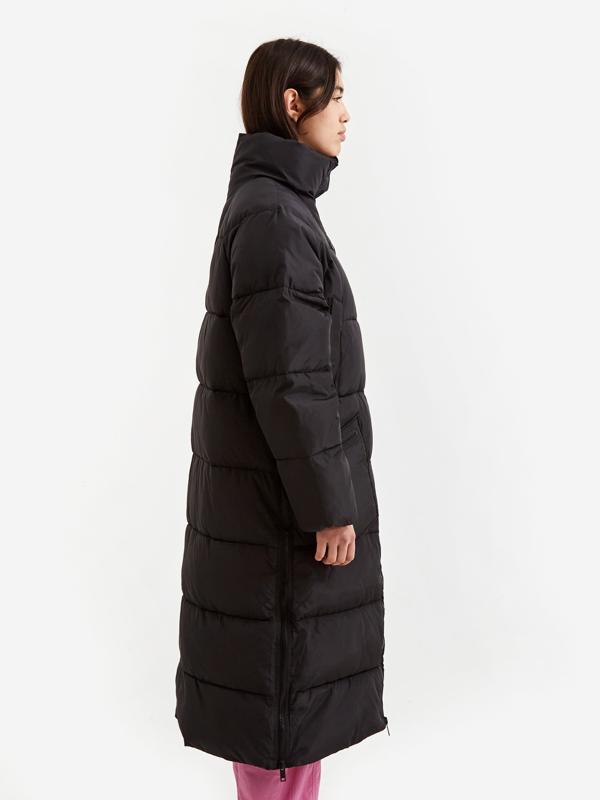 Ganni Tech Puffer Long - Phantom – Goodhood