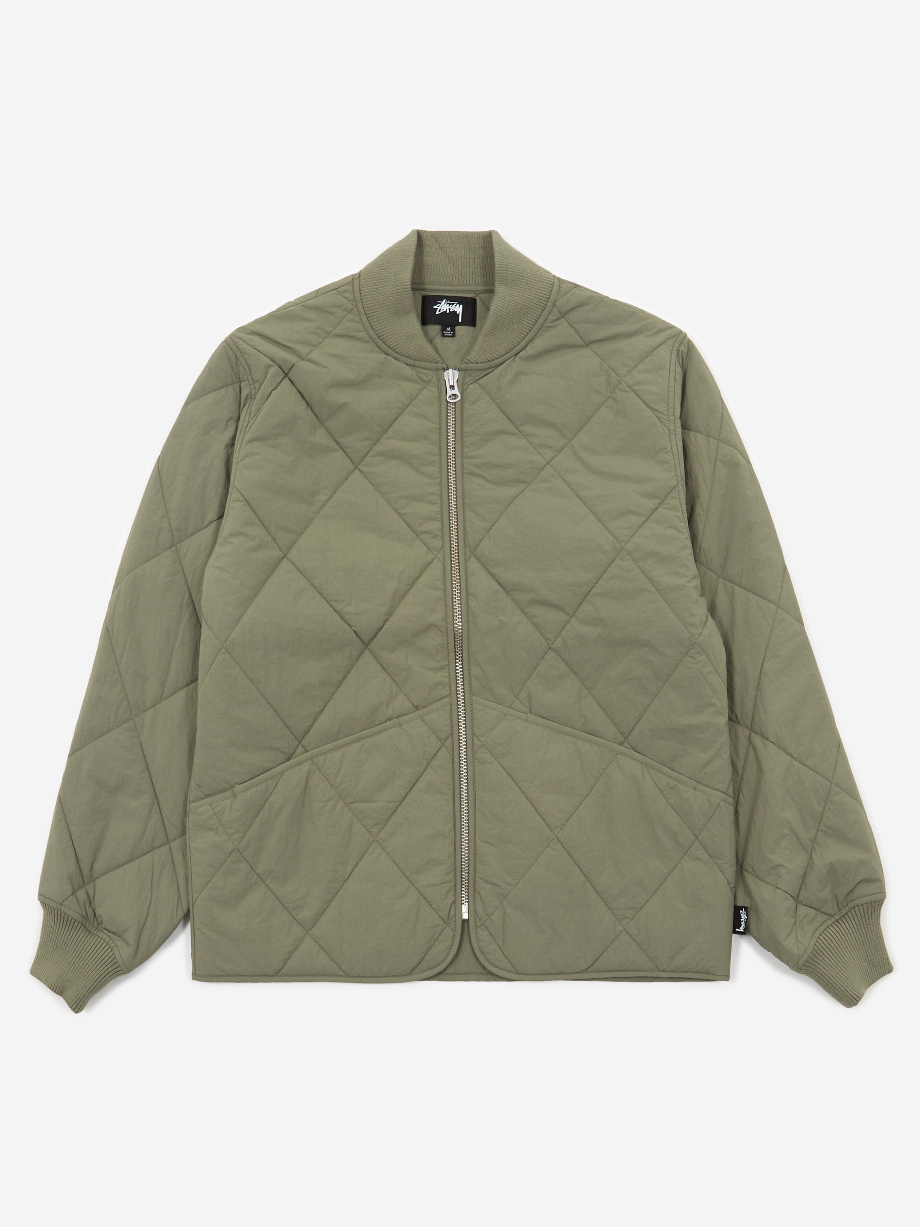 Stussy Dice Quilted Liner Jacket - Olive – Goodhood
