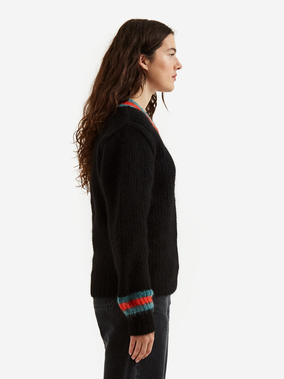 Stussy Mohair Tennis Sweater W - Black – Goodhood