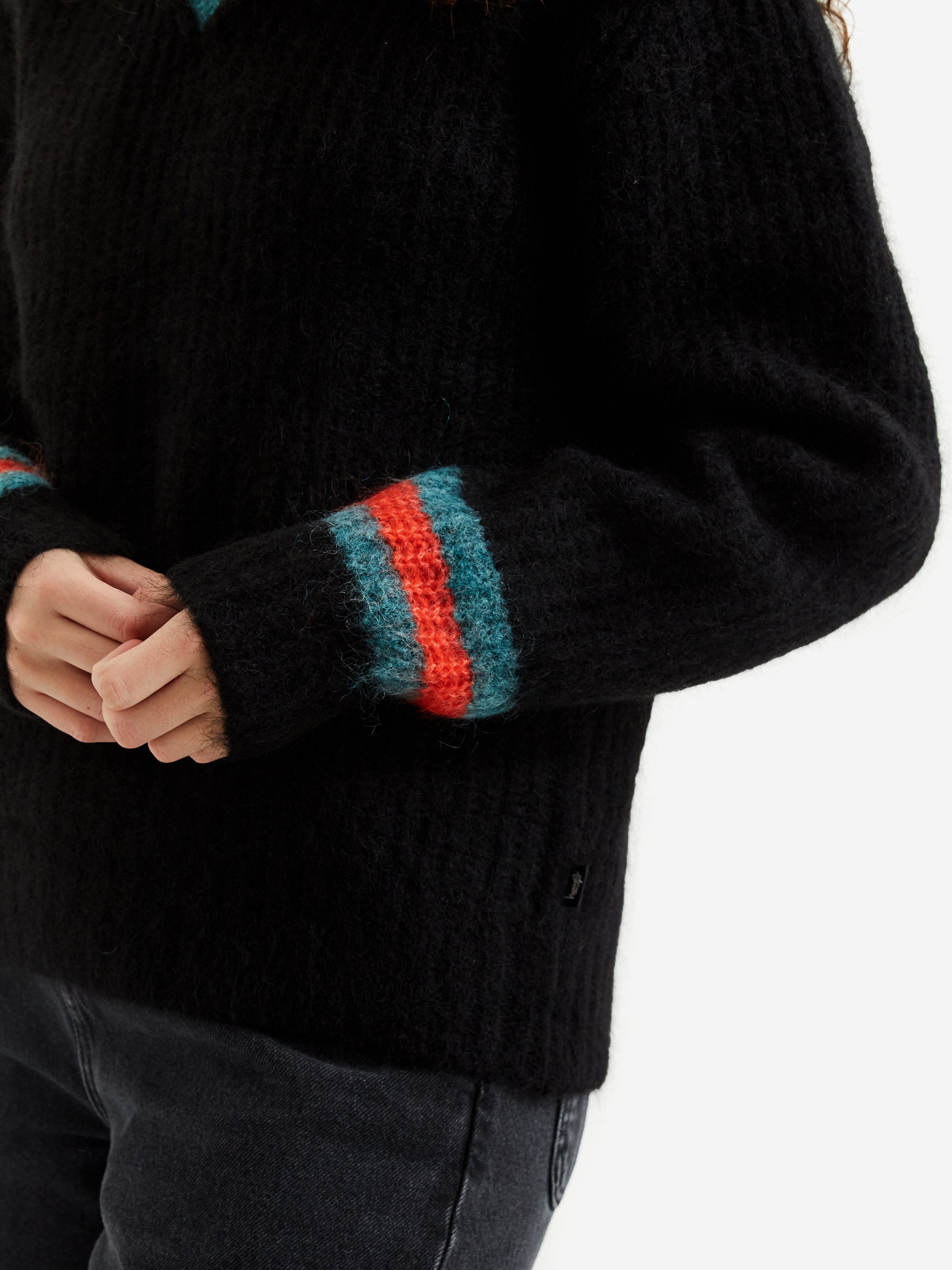 Stussy Mohair Tennis Sweater W - Black – Goodhood