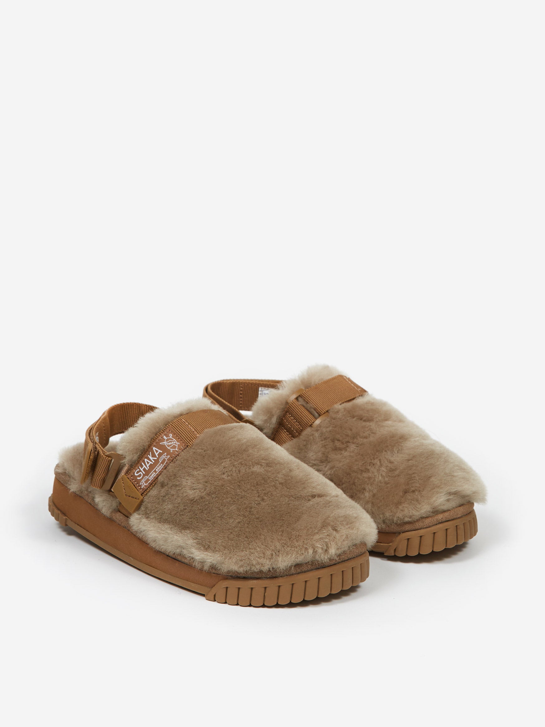 SHAKA Snug Clog Mouton - Dark Beige