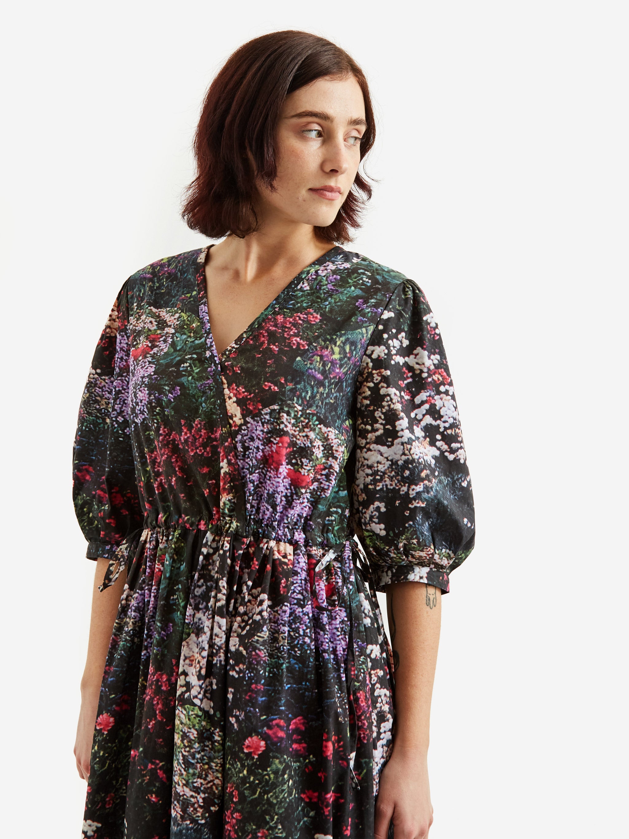 kowtow long sleeve gather dress Kowtow Fleur Dress