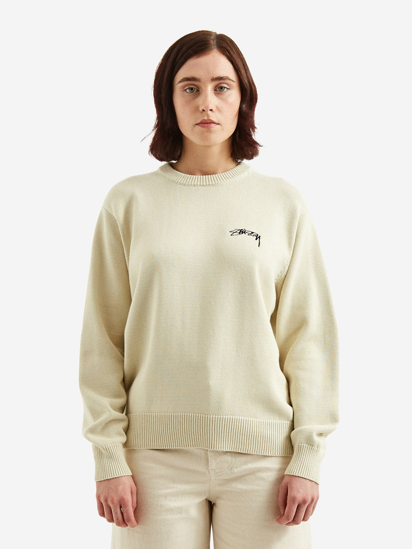 Stussy Care Label Sweater W - Natural