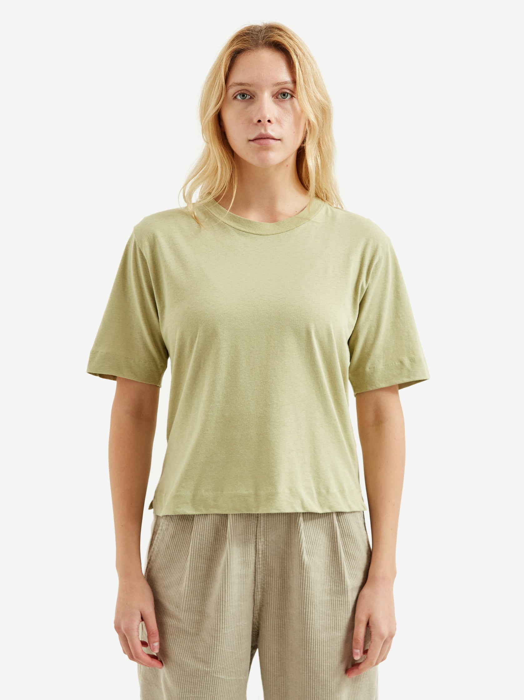 MHL. By Margaret Howell Simple T-Shirt - Light Green – Goodhood