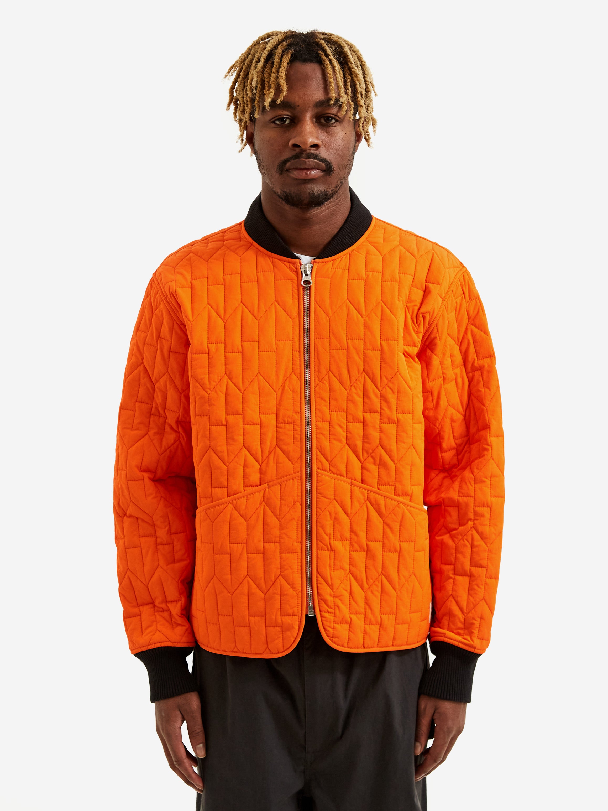 サイズMStussy S Quilted Liner Jacket W - Orange