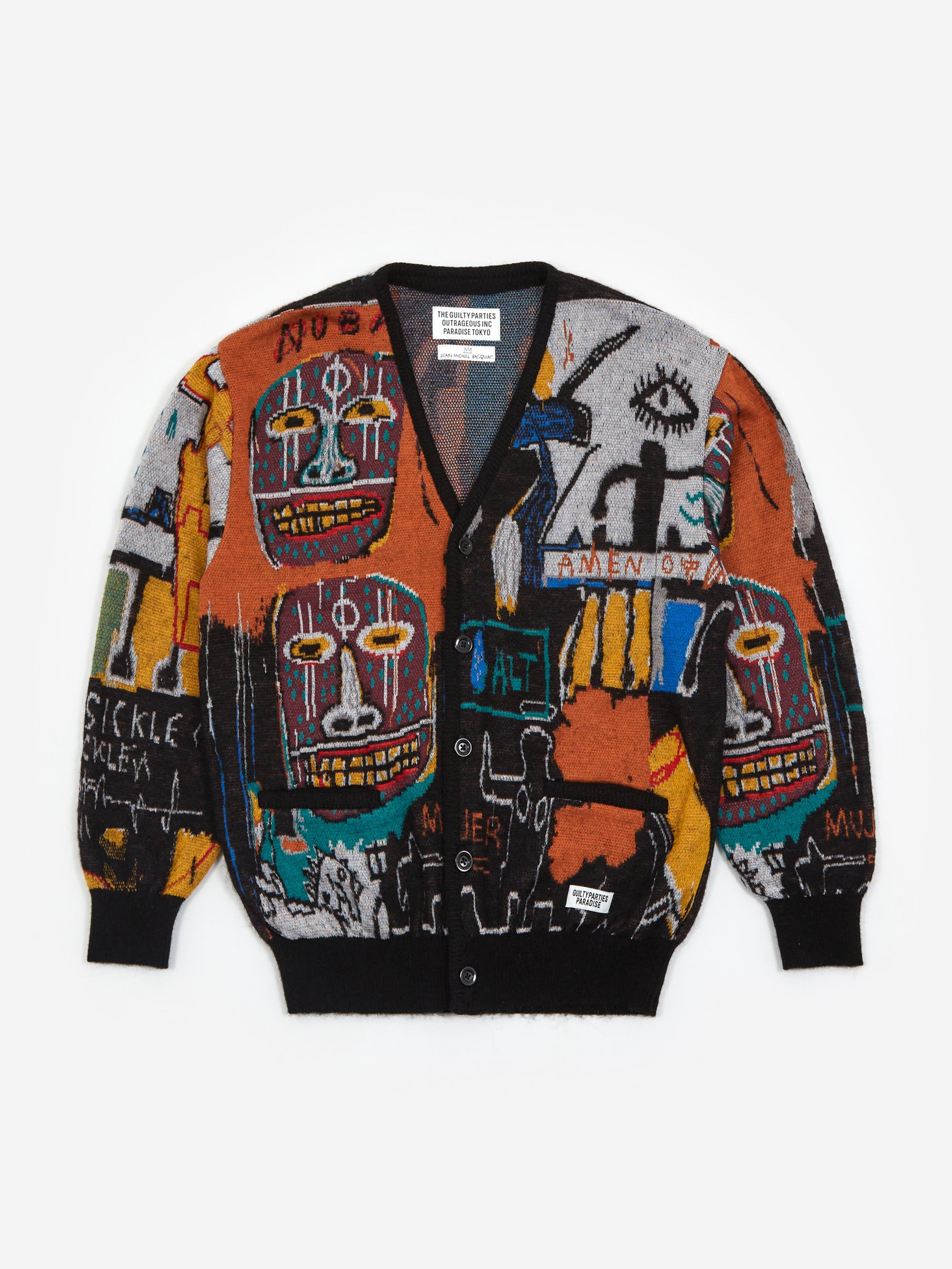 Wacko Maria Jean-Michel Basquiat / Cardigan (Type-2) - Multi