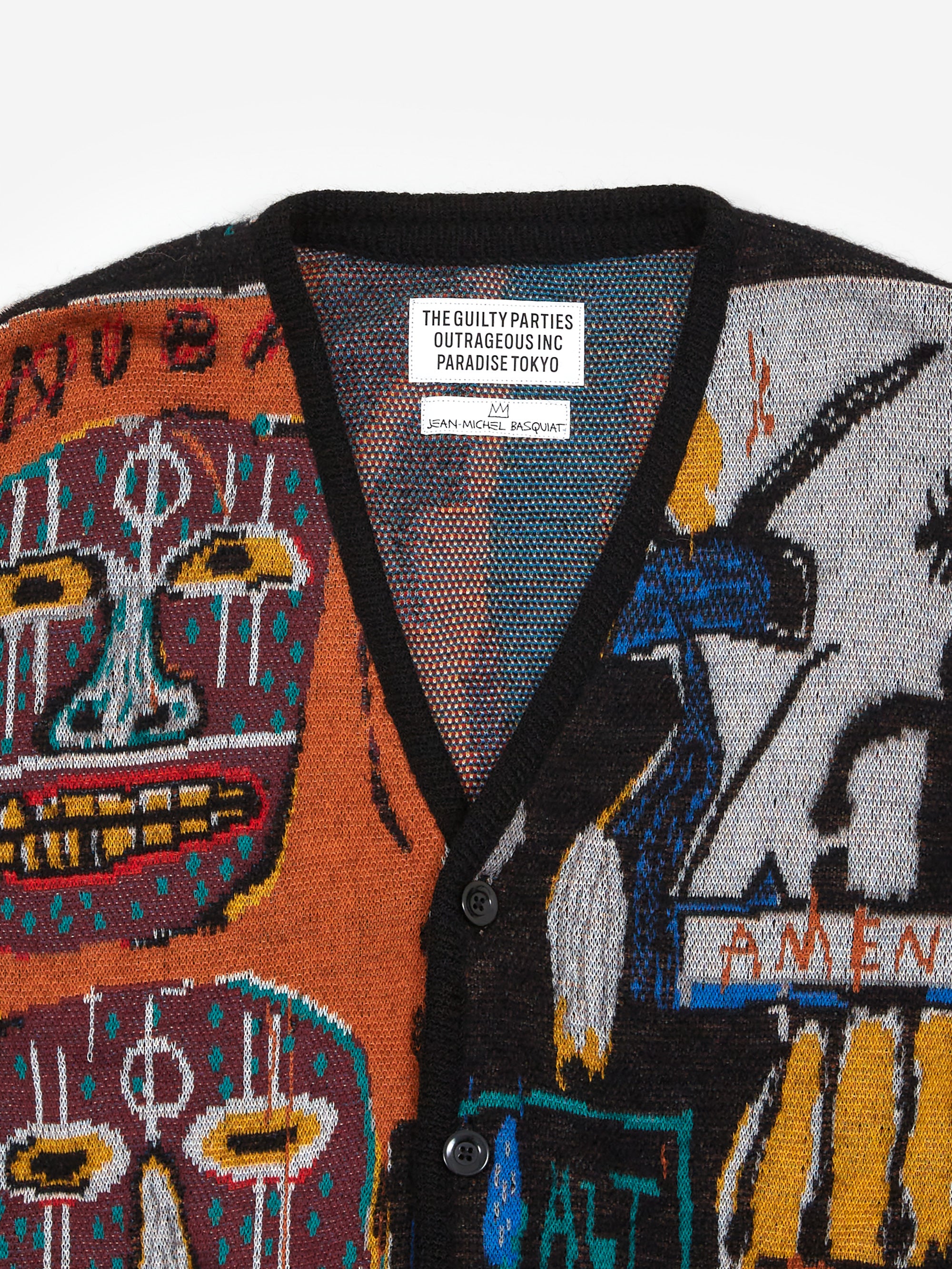 Wacko Maria Jean-Michel Basquiat / Cardigan (Type-2) - Multi