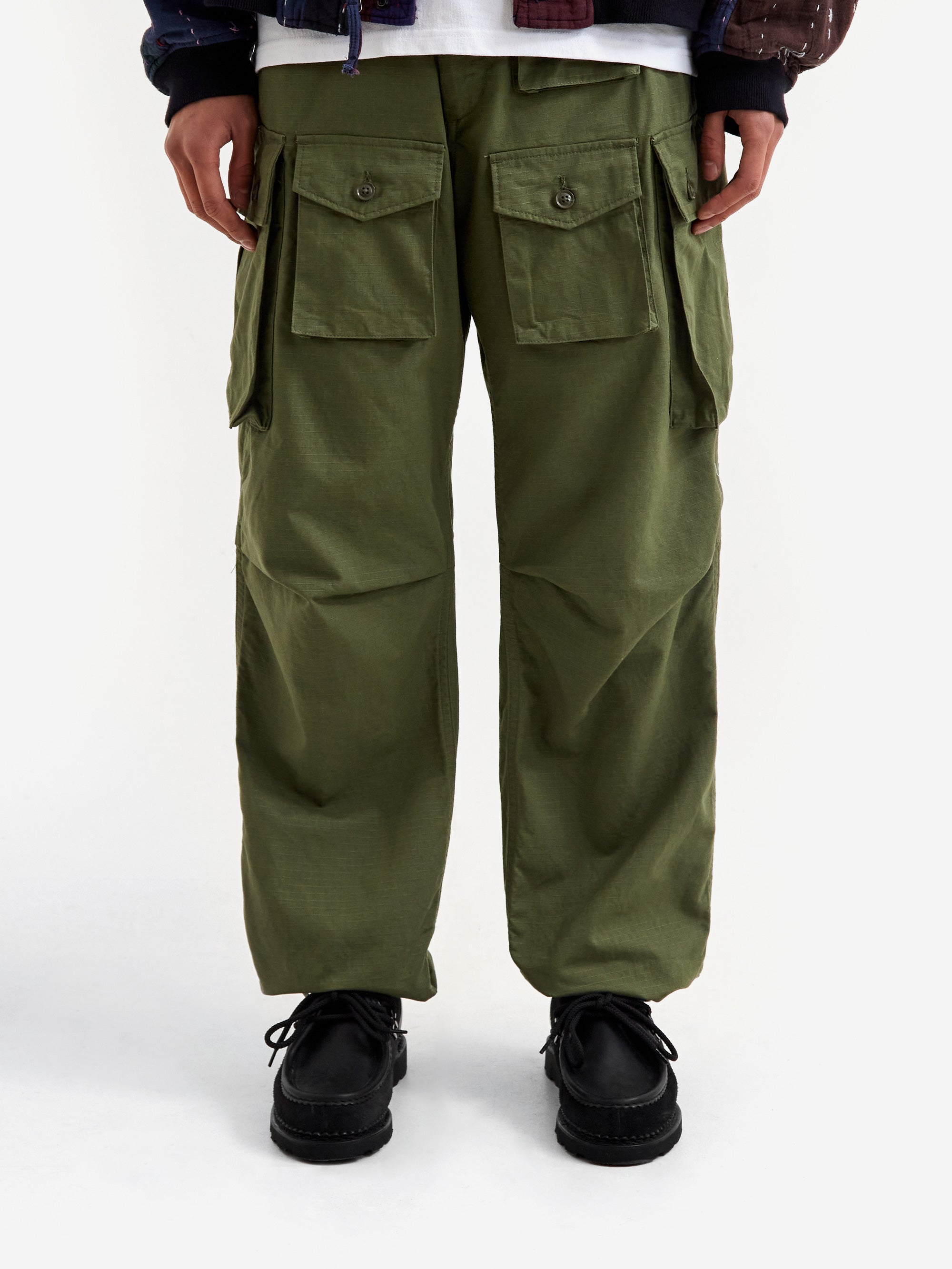 Engineered Garments FA Pant - Olive Cotton Ripstop – Goodhood