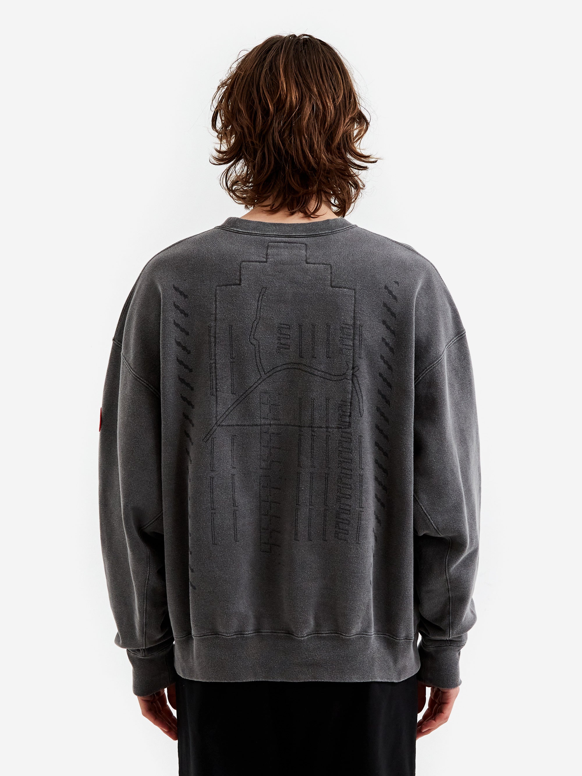 C.E Cav Empt Overdye Crew Neck - Charcoal – Goodhood