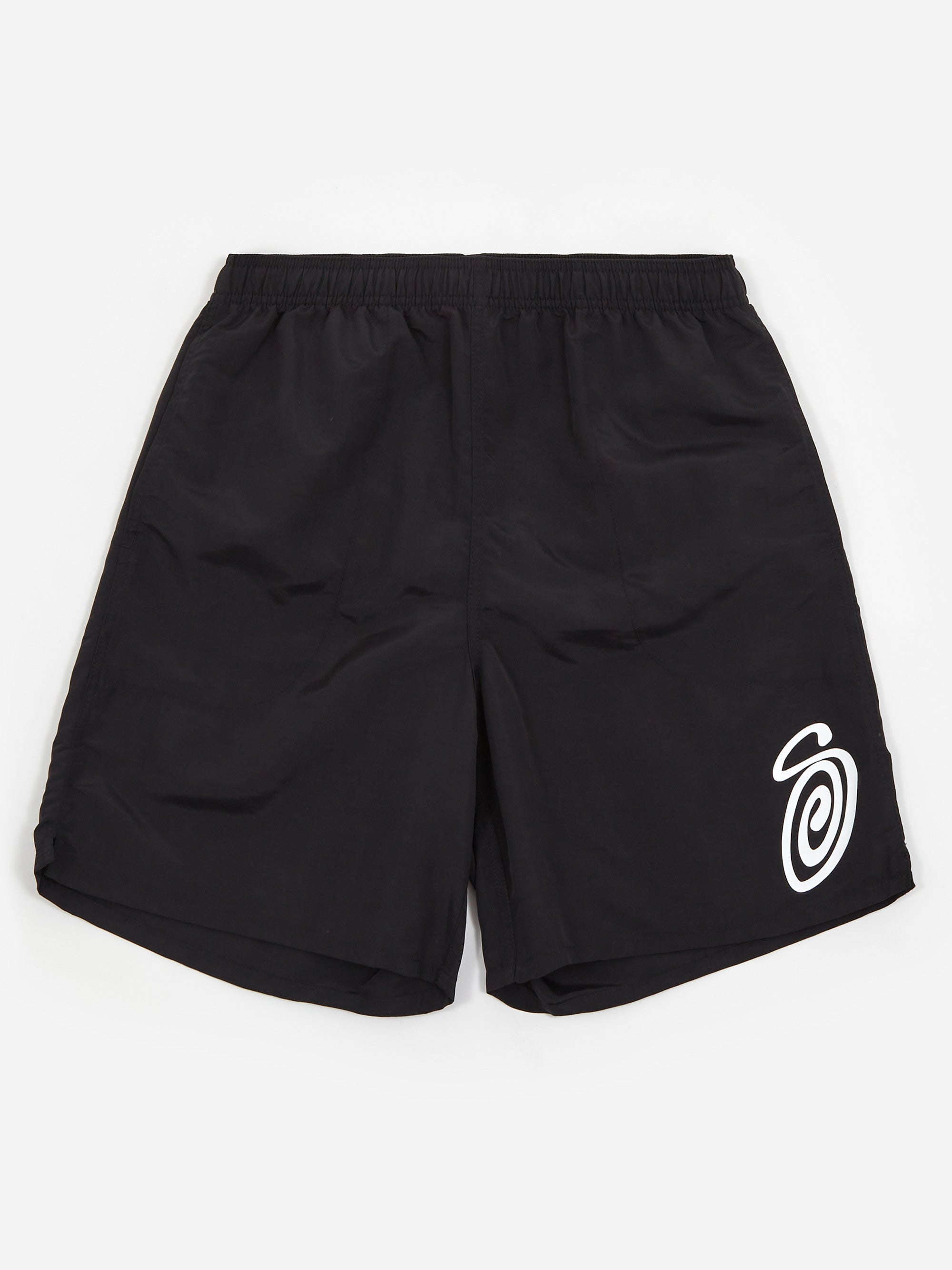 Stussy Curly S Water Short - Black – Goodhood