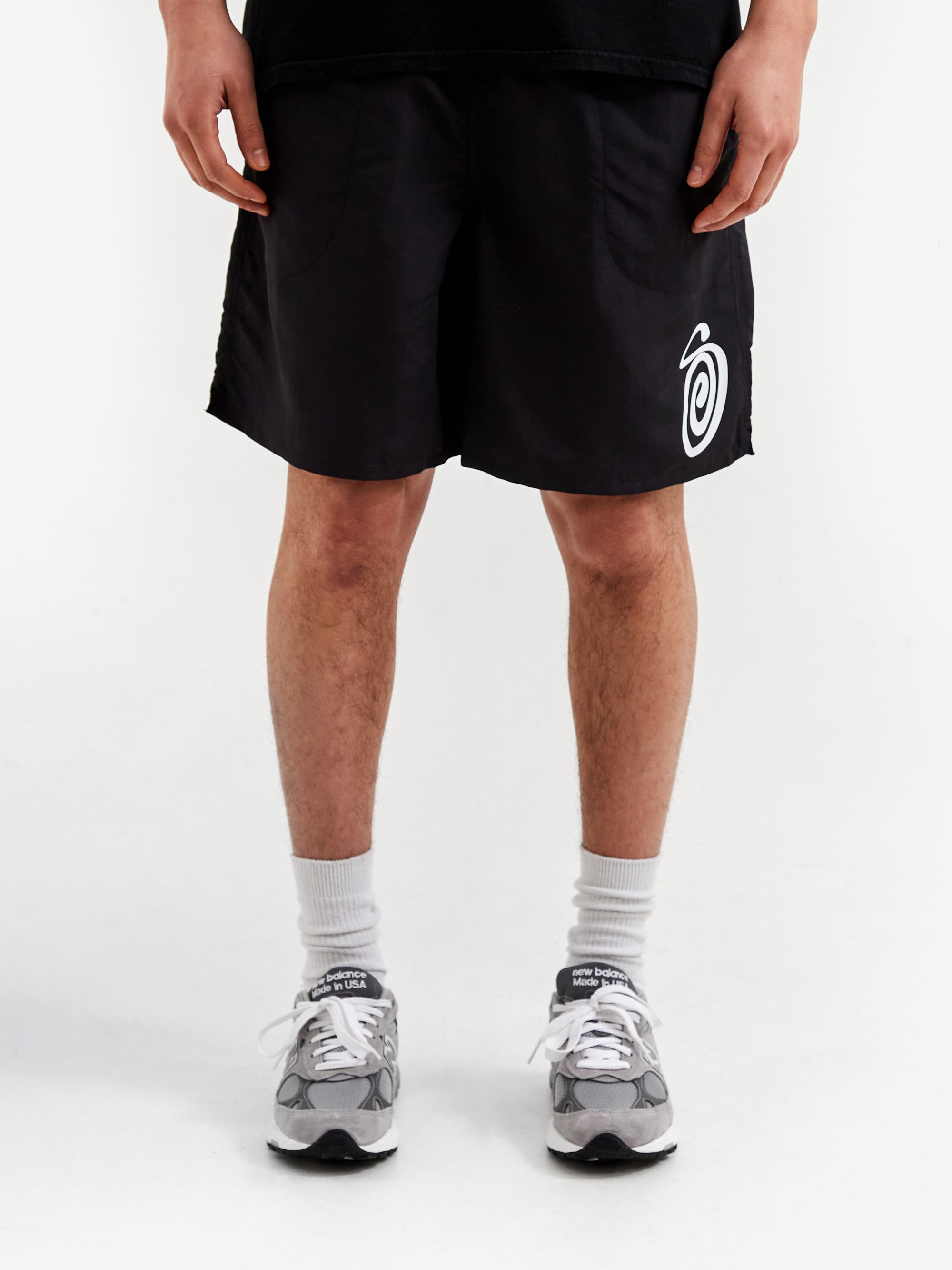 Stussy Curly S Water Short - Black – Goodhood