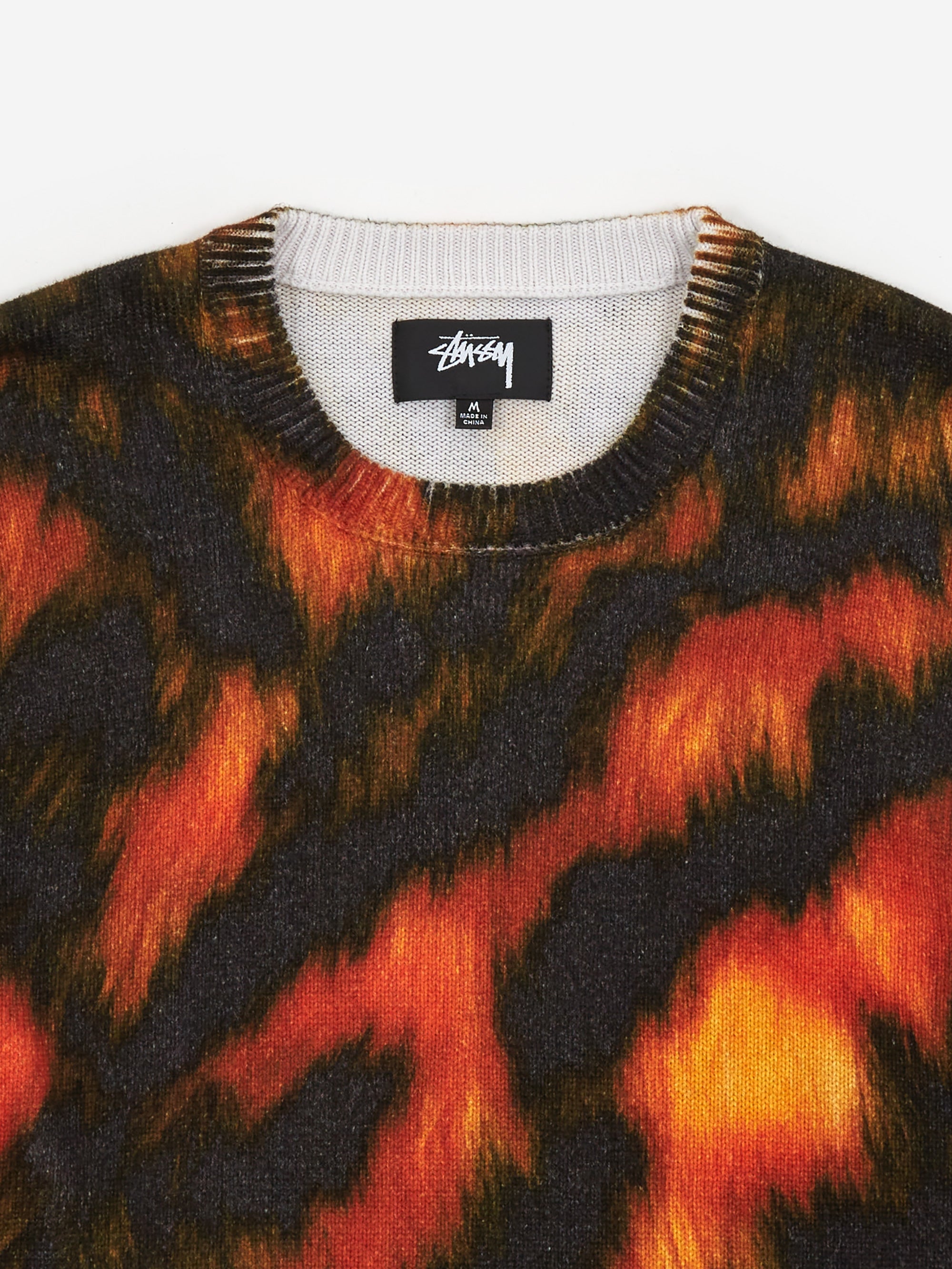Stussy Printed Fur Sweater - Tiger – Goodhood
