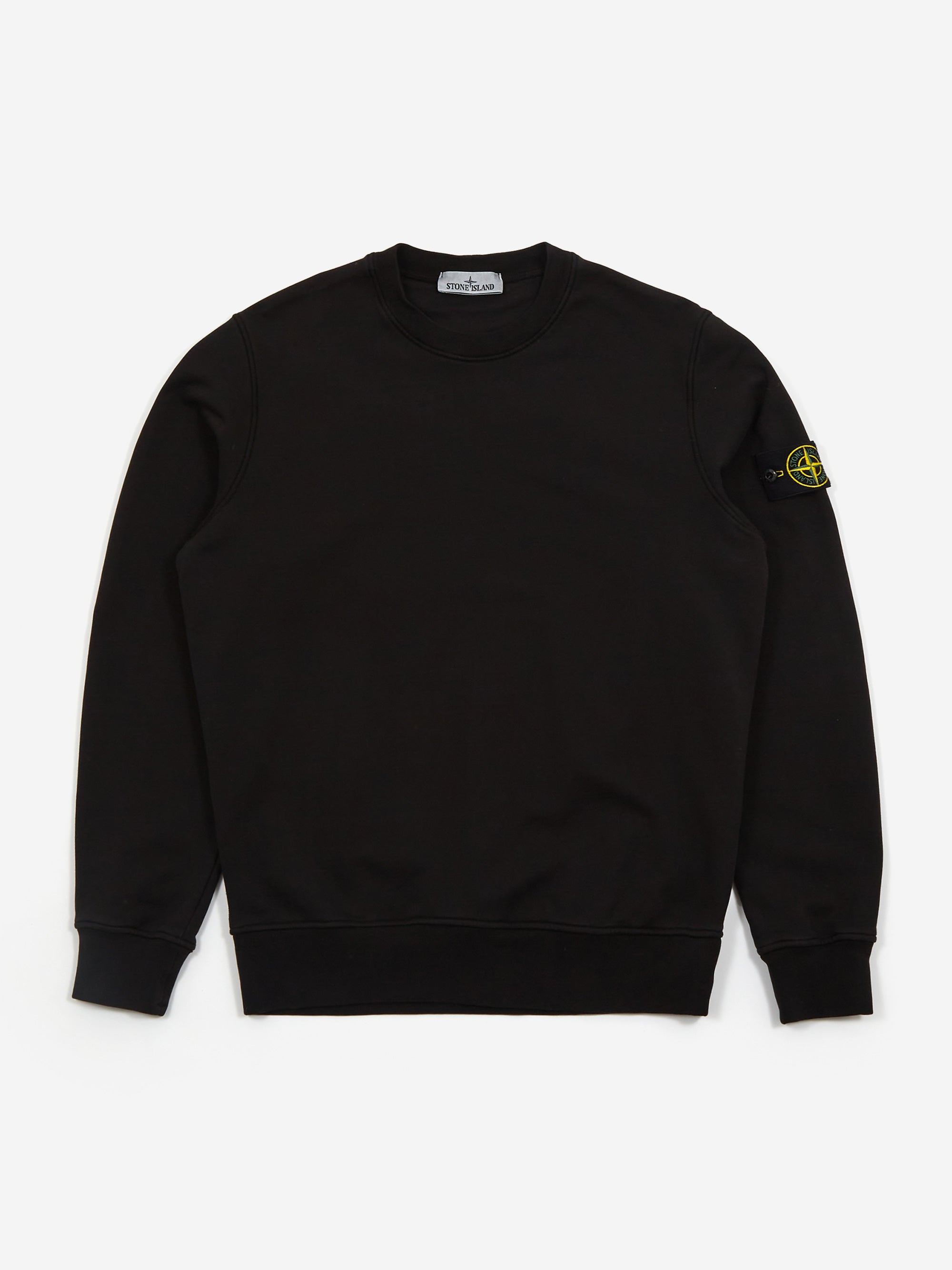 Stone Island Crewneck LS Sweatshirt - Black – Goodhood