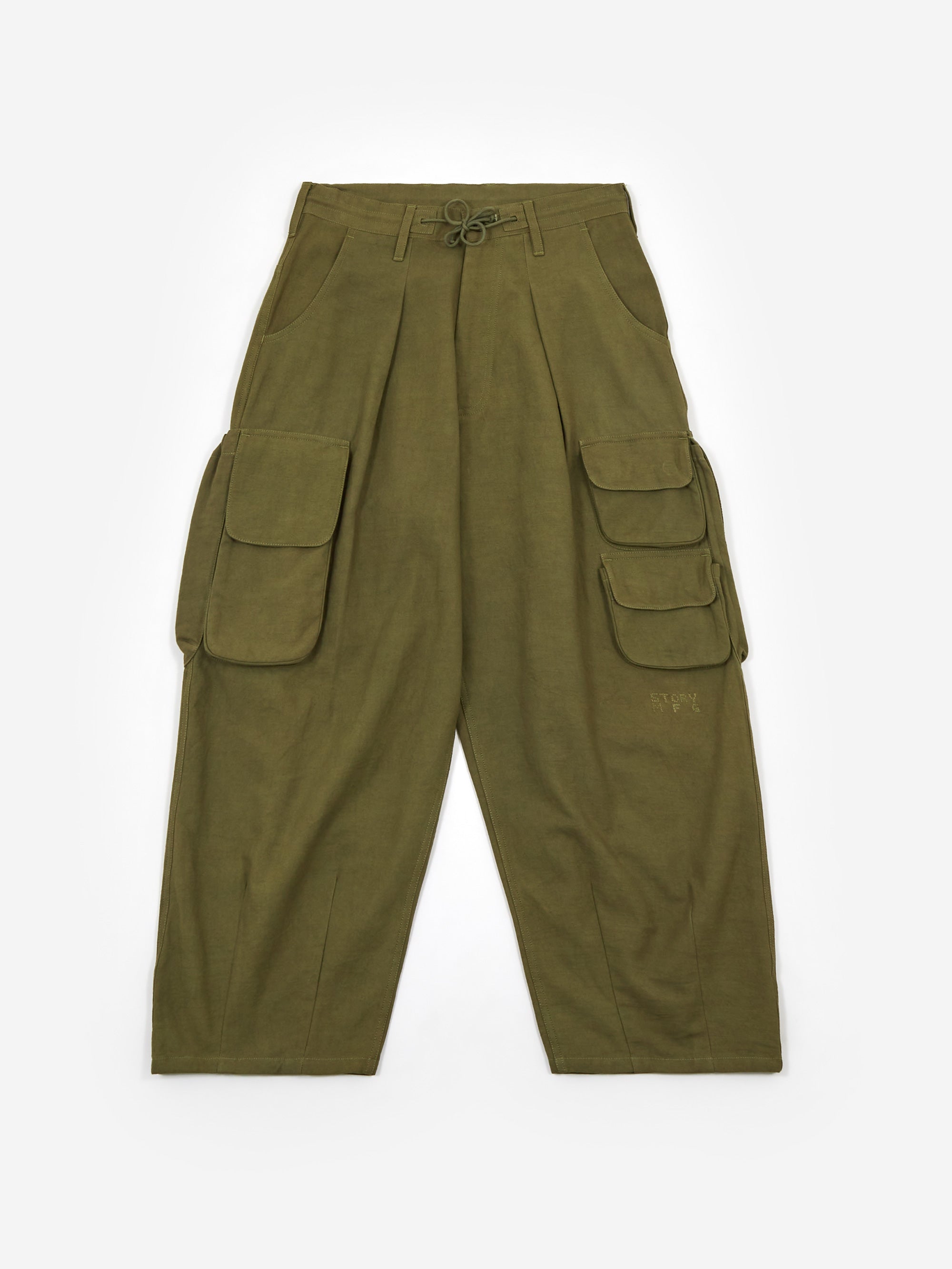 Story mfg. Forager Pant - Olive Slub – Goodhood
