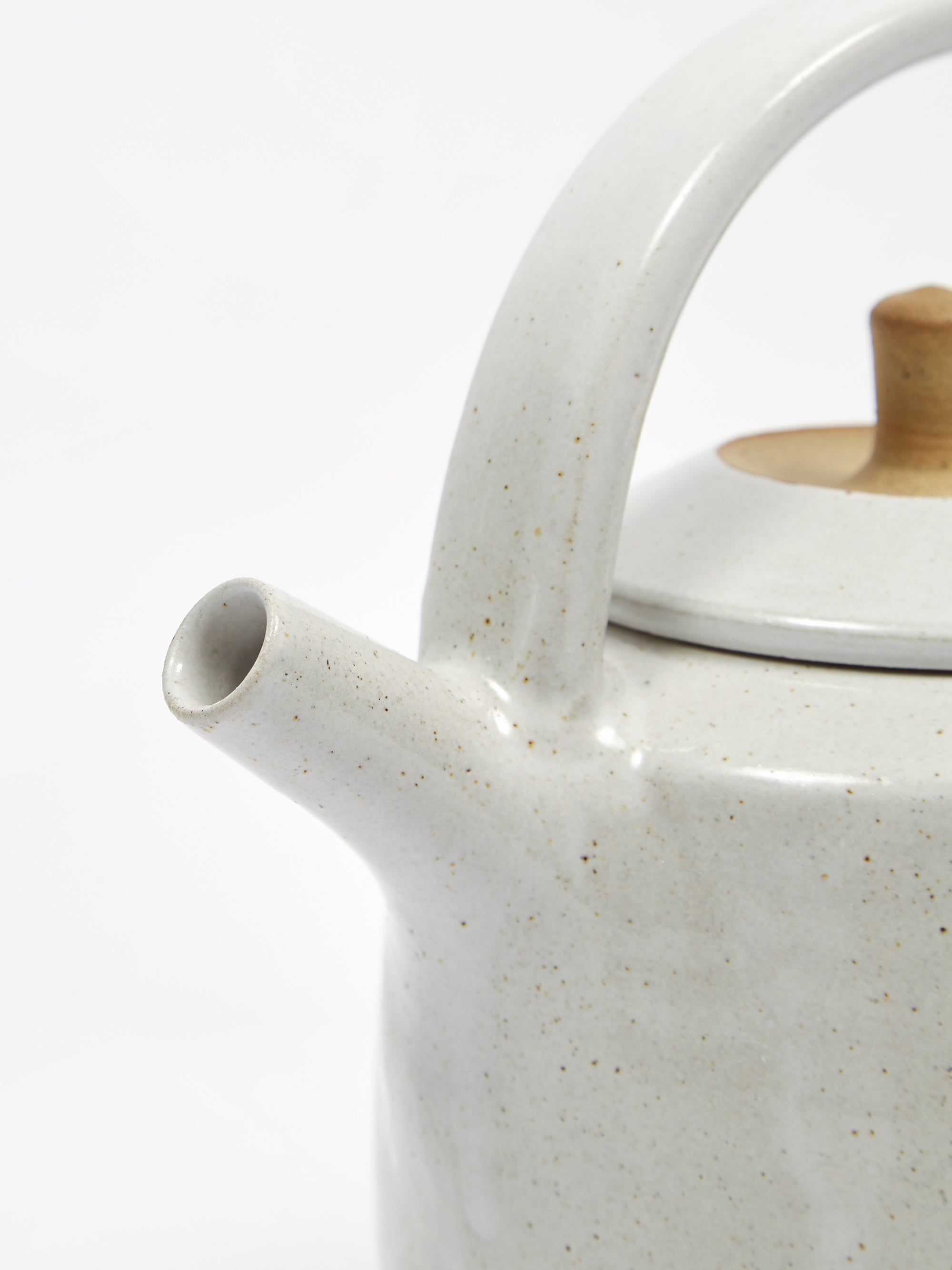 Pottery West Teapot White Goodhood