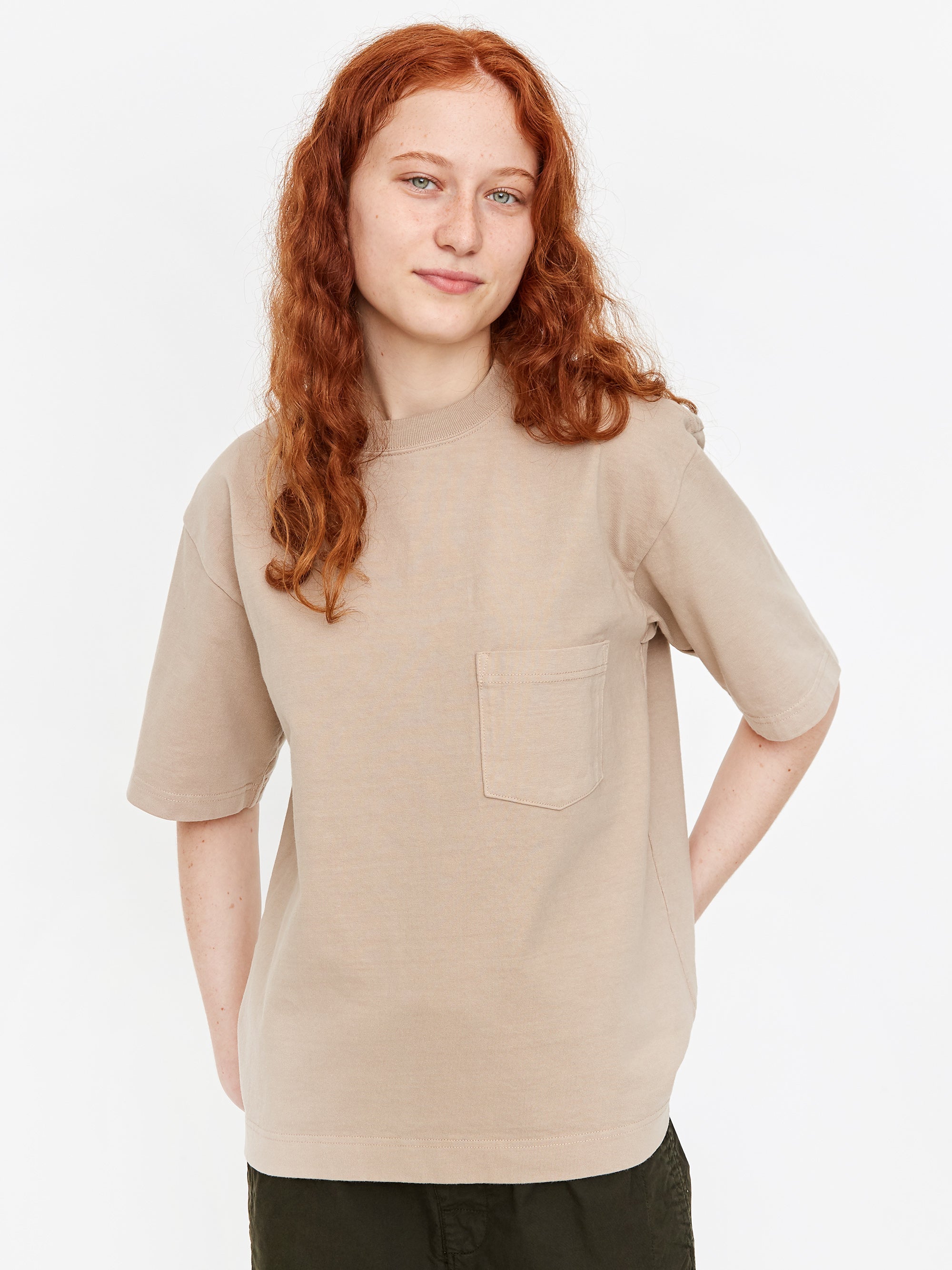 Snow Peak Heavy Cotton Shortsleeve T-Shirt Beige Goodhood