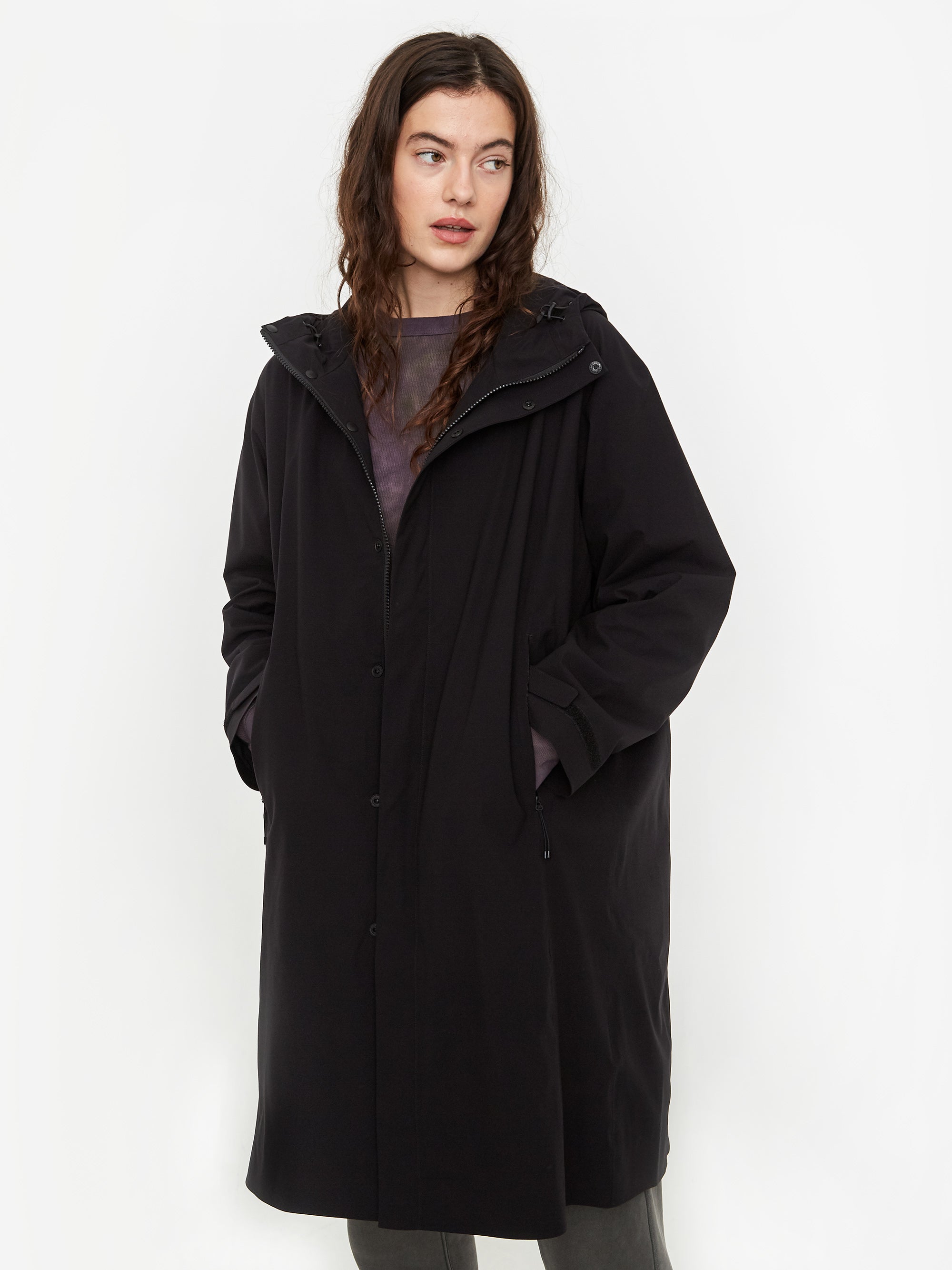 Snow Peak Stretch 2L Coat Black – Goodhood - Main Image