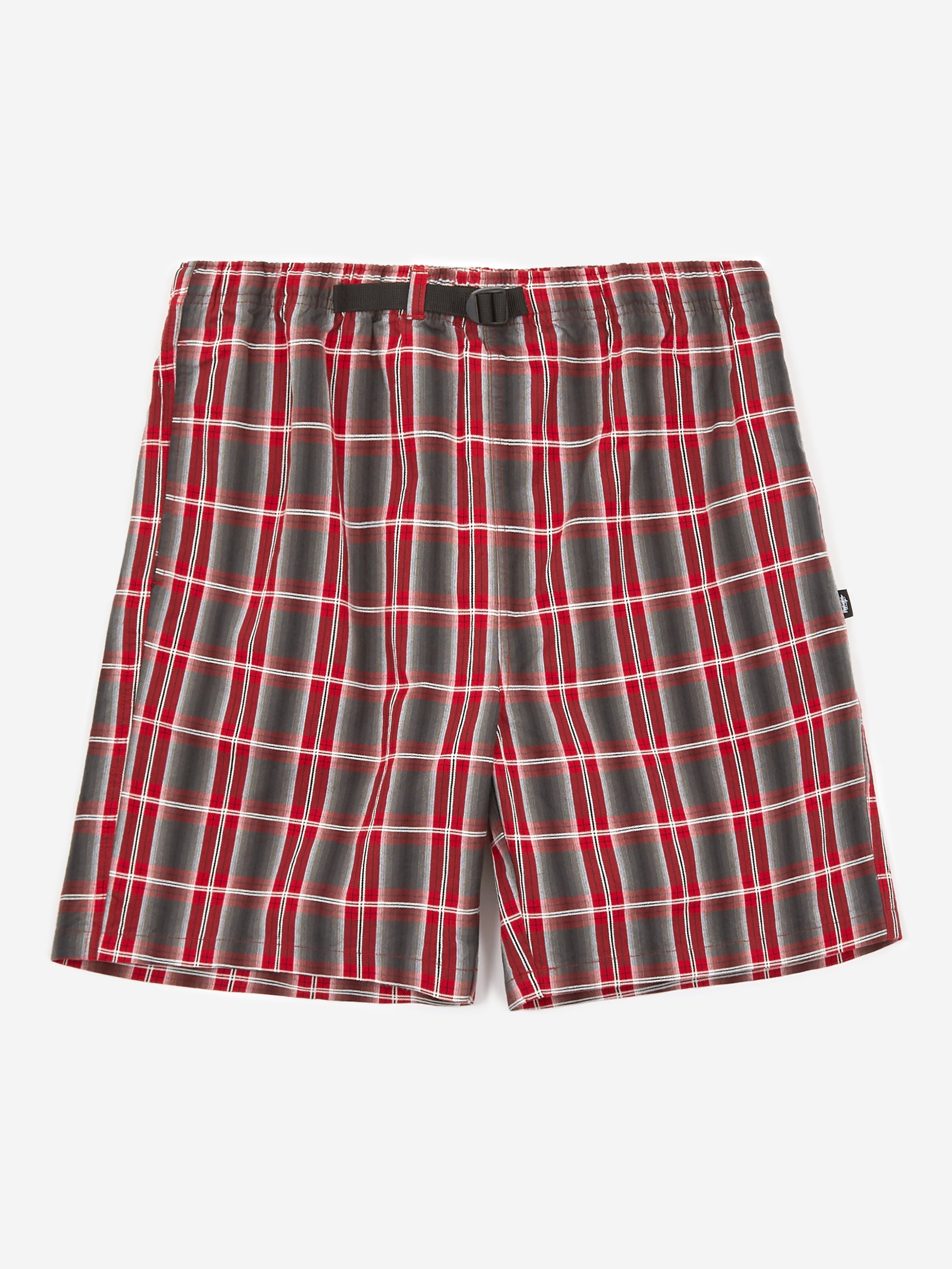 Stewart Tartan Red Plaid Shorts Mens Stussy Nepal Plaid Mountain