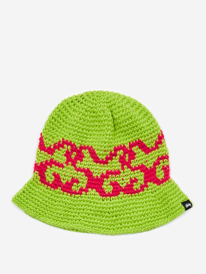 Stussy SS Knit Bucket Hat - Lime