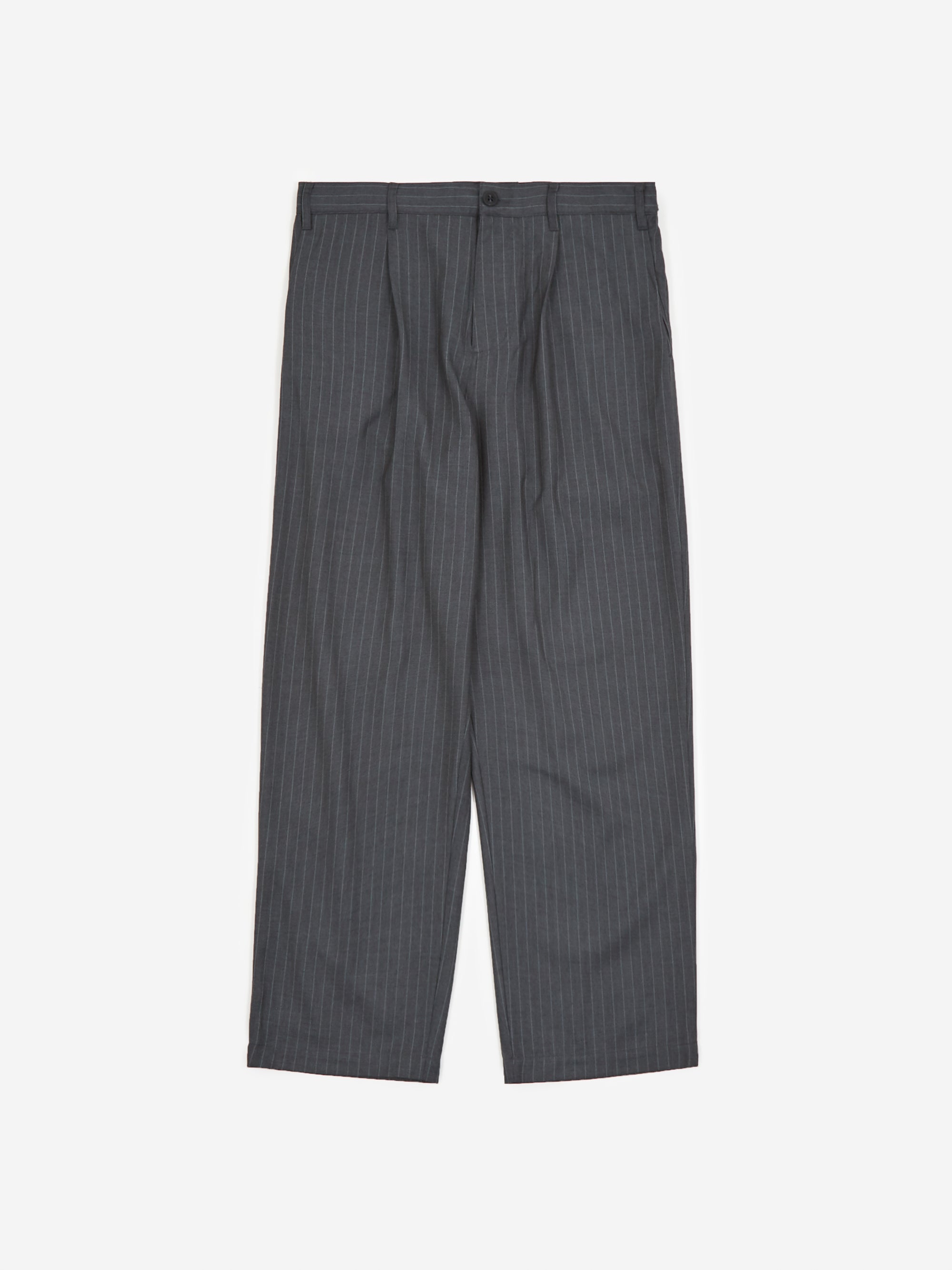 Stussy Striped Volume Pleated Trouser - Grey – Goodhood