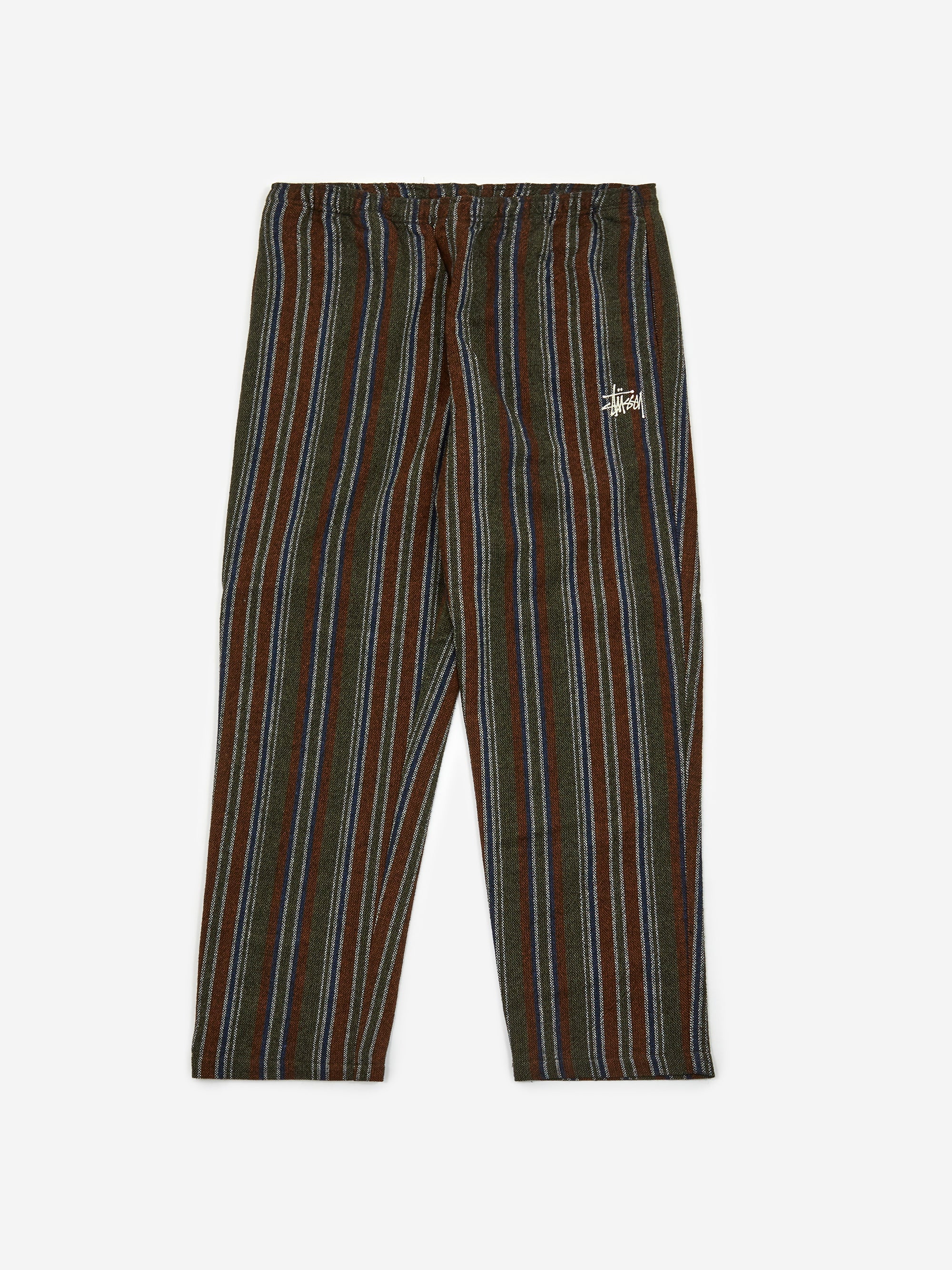 Stussy Wool Stripe Relaxed Pant - Olive – Goodhood