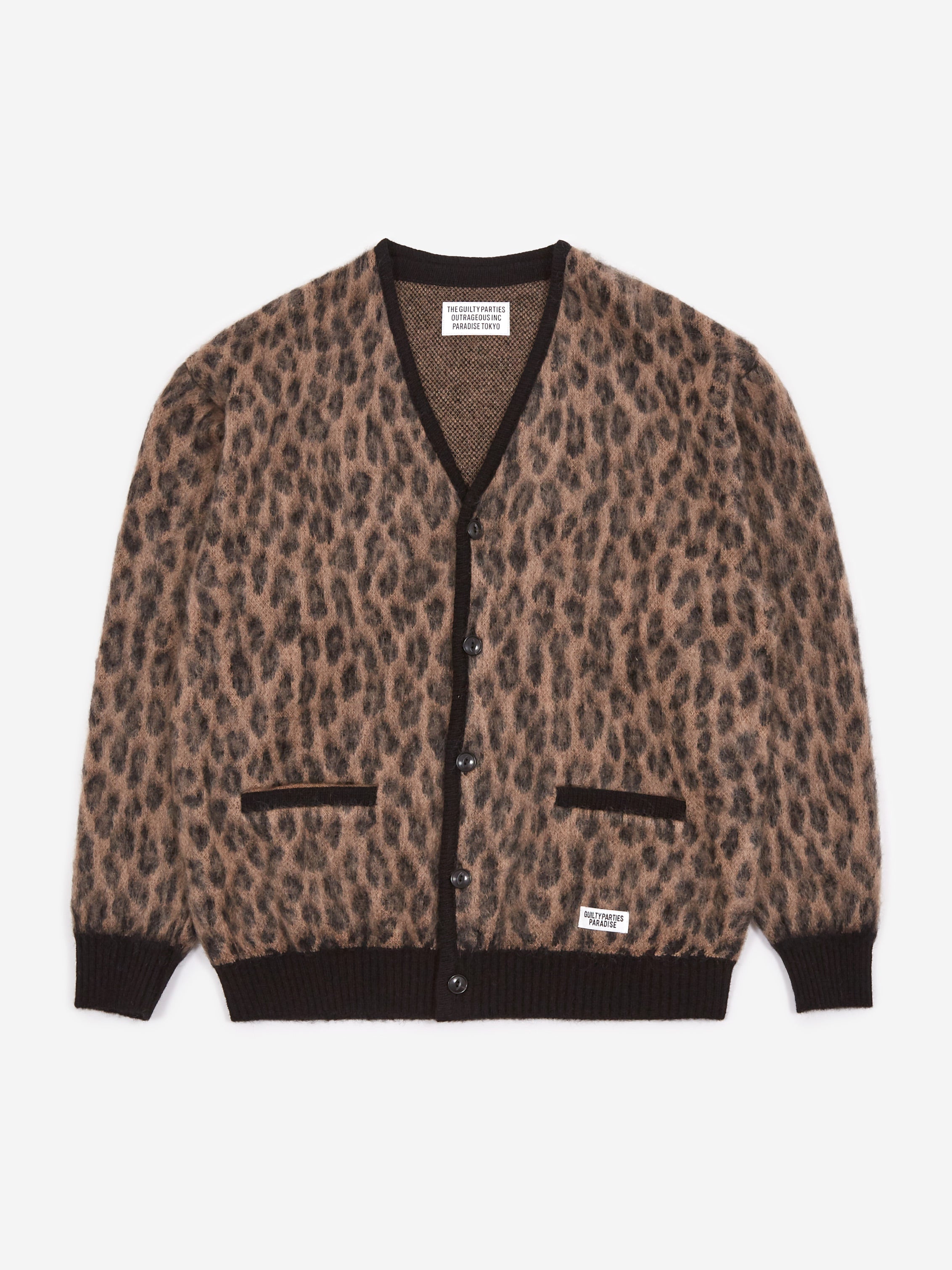 Wacko Maria Leopard Mohair Cardigan Type-1 - Brown – Goodhood