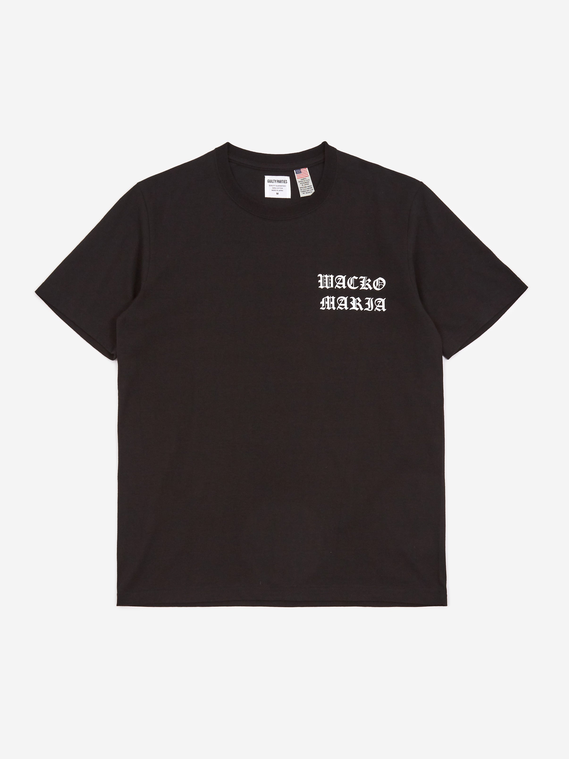 Wacko Maria USA Body Crew Neck T-Shirt Type-3 - Black – Goodhood