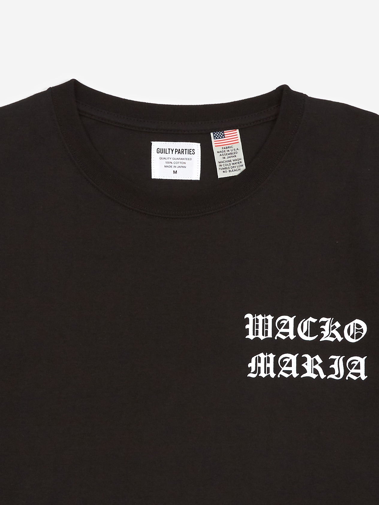 Wacko Maria USA Body Crew Neck T-Shirt Type-3 - Black