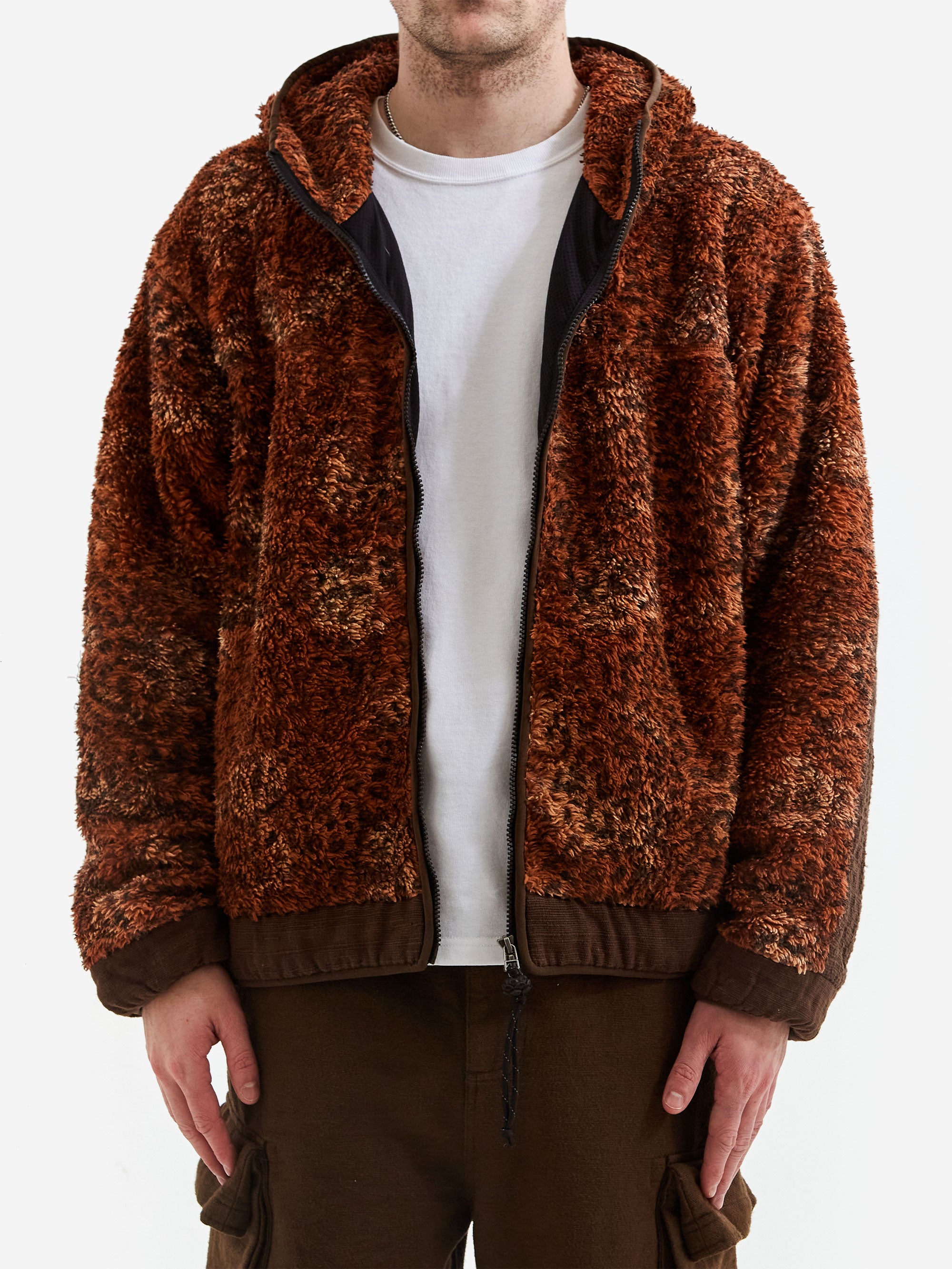 18 East x Goodhood Tempo Fleece – Leopard