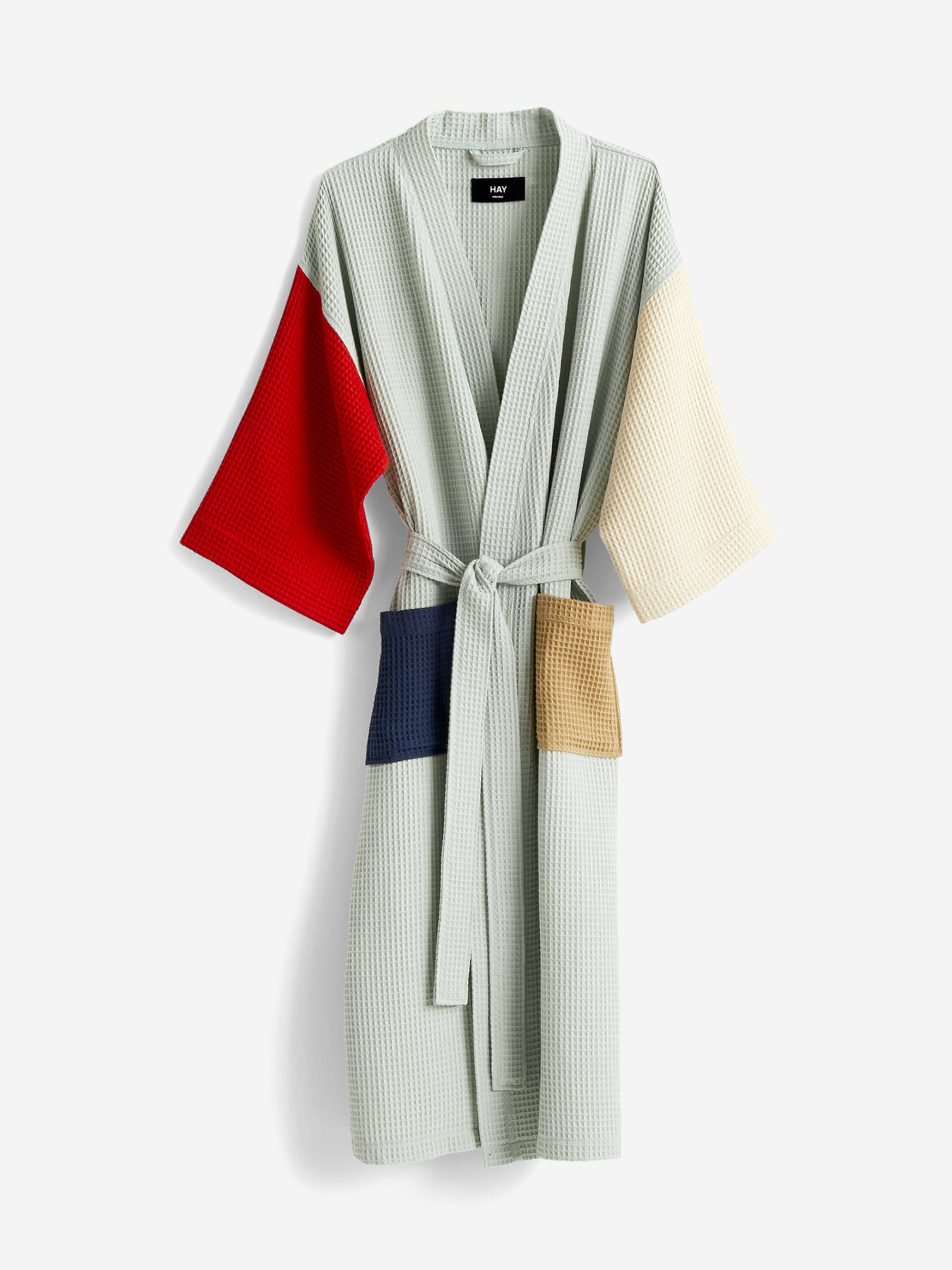 HAY Waffle Bathroom Robe - Glacier – Goodhood