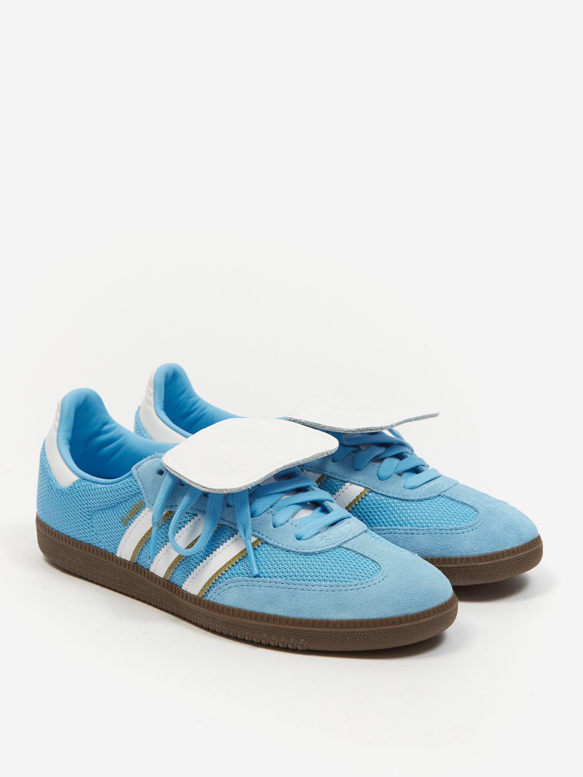 Adidas Samba LT - Semi Blue Burst/Future White/Gum – Goodhood