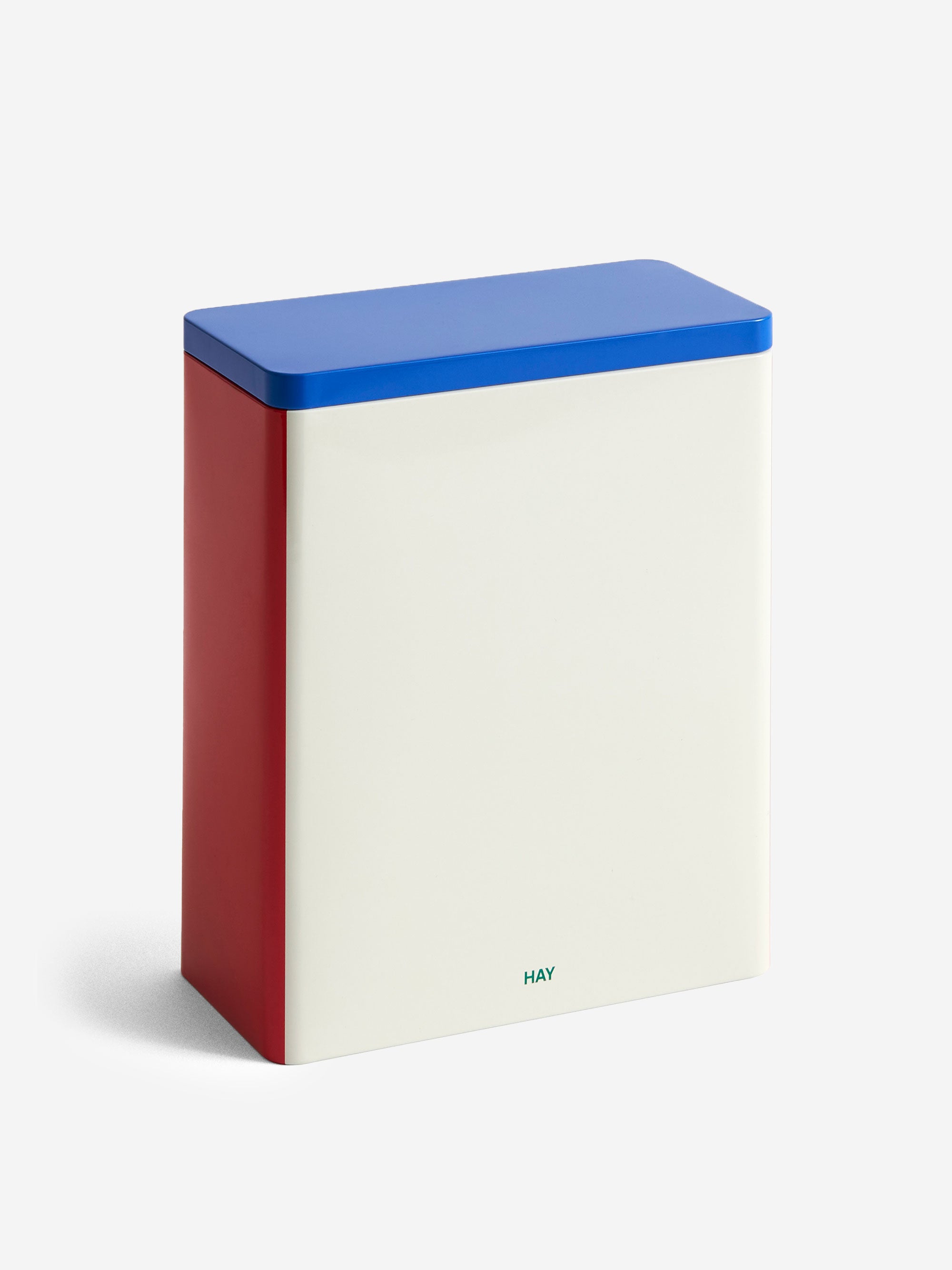 HAY Tin Container X-Large - Off-White, Blue And Red – Goodhood