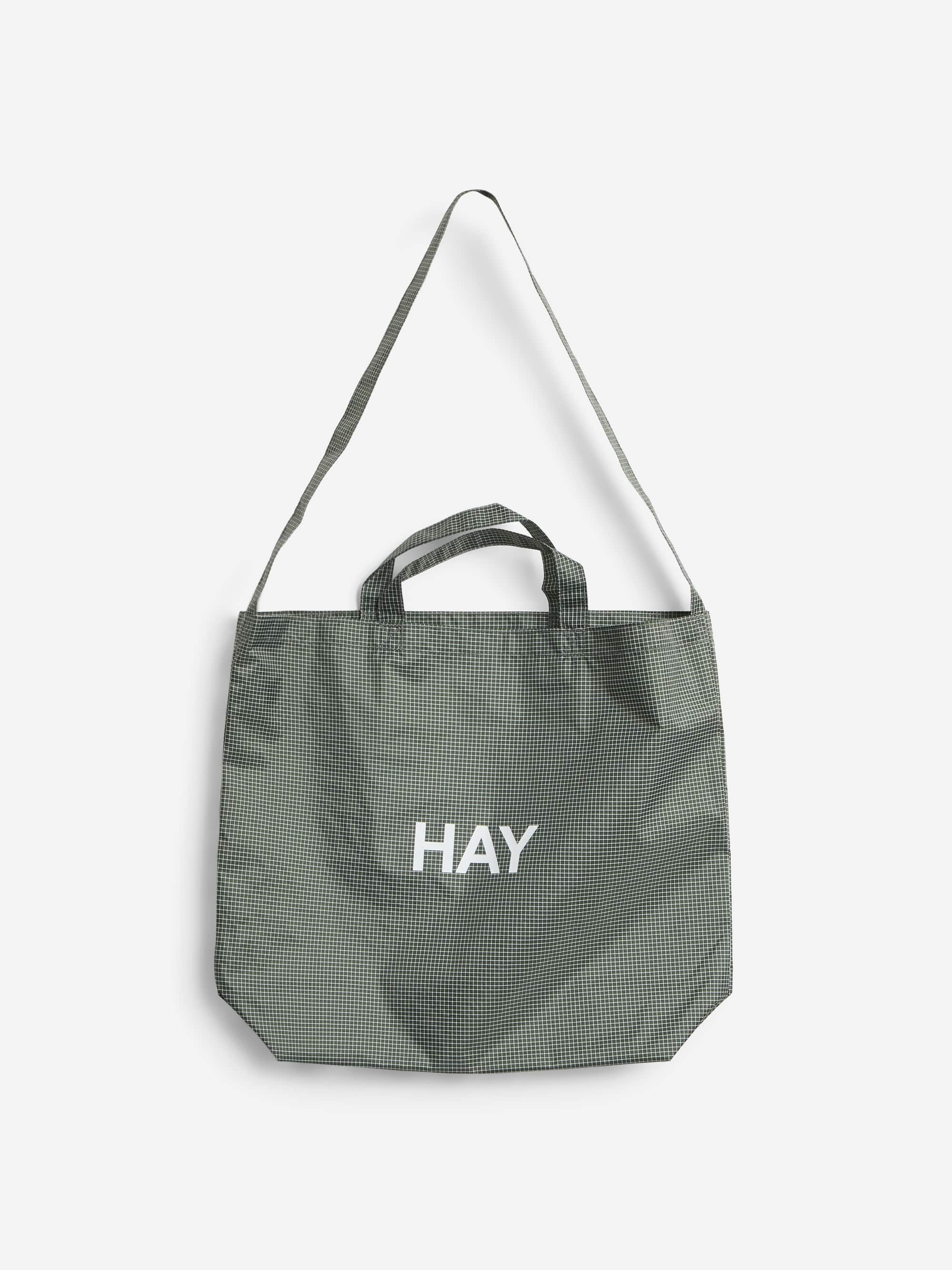 HAY Grid Crossover Bag - Medium - Dark green – Goodhood