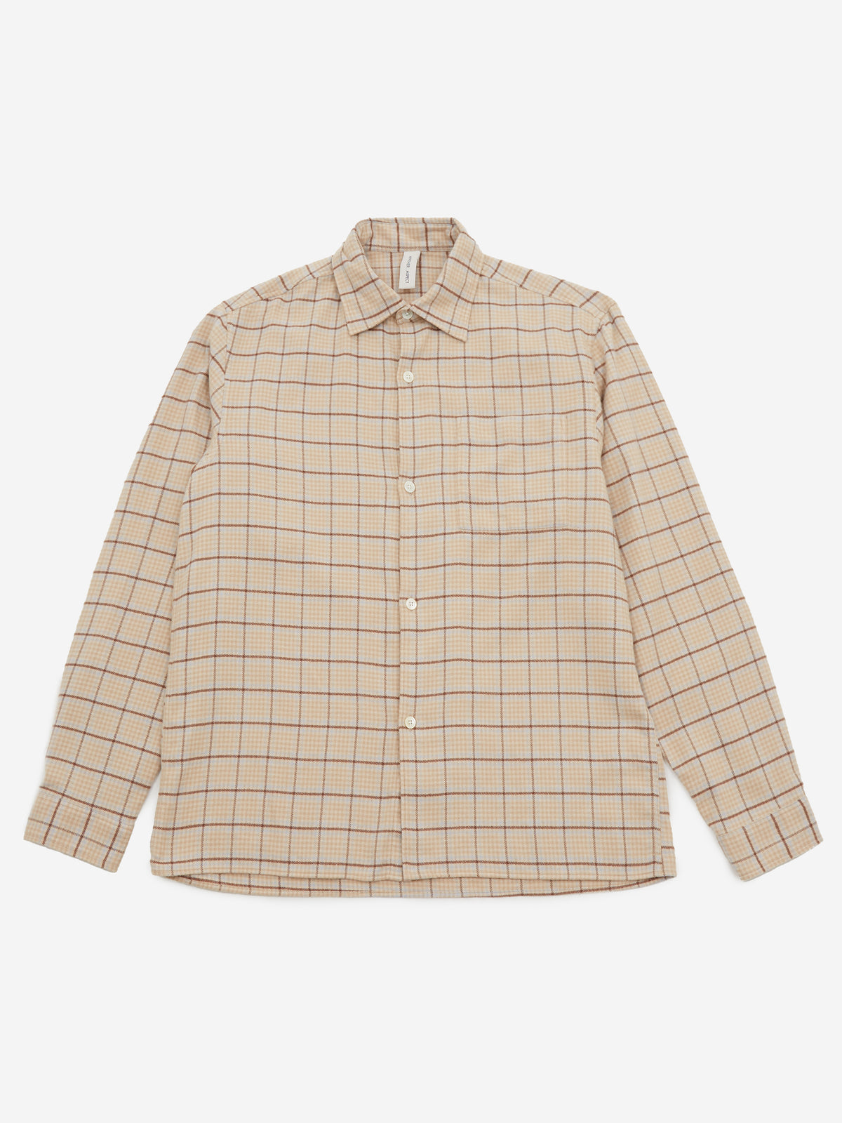 ANOTHER ASPECT ANOTHER Shirt 4.0 - Brown/Yellow Stripe, view 1