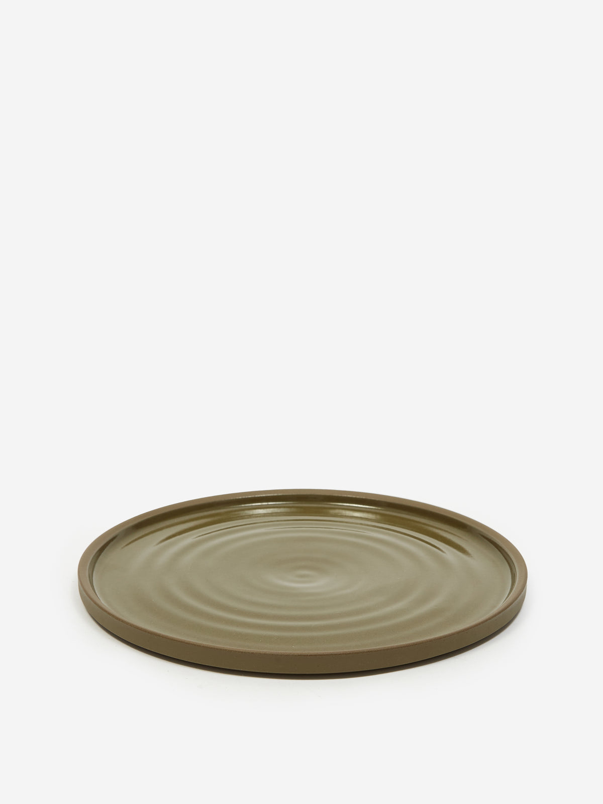AR Ceramics Handmade Dinner Plate - Moss, view 1