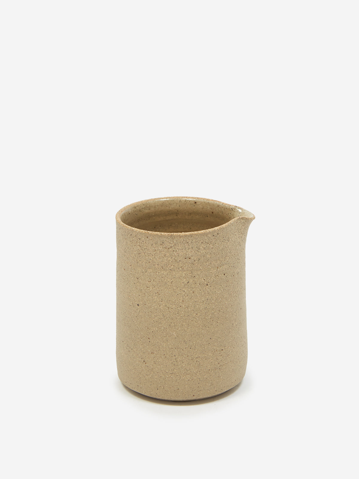 AR Ceramics Handmade Milk Jug - Sand, view 1