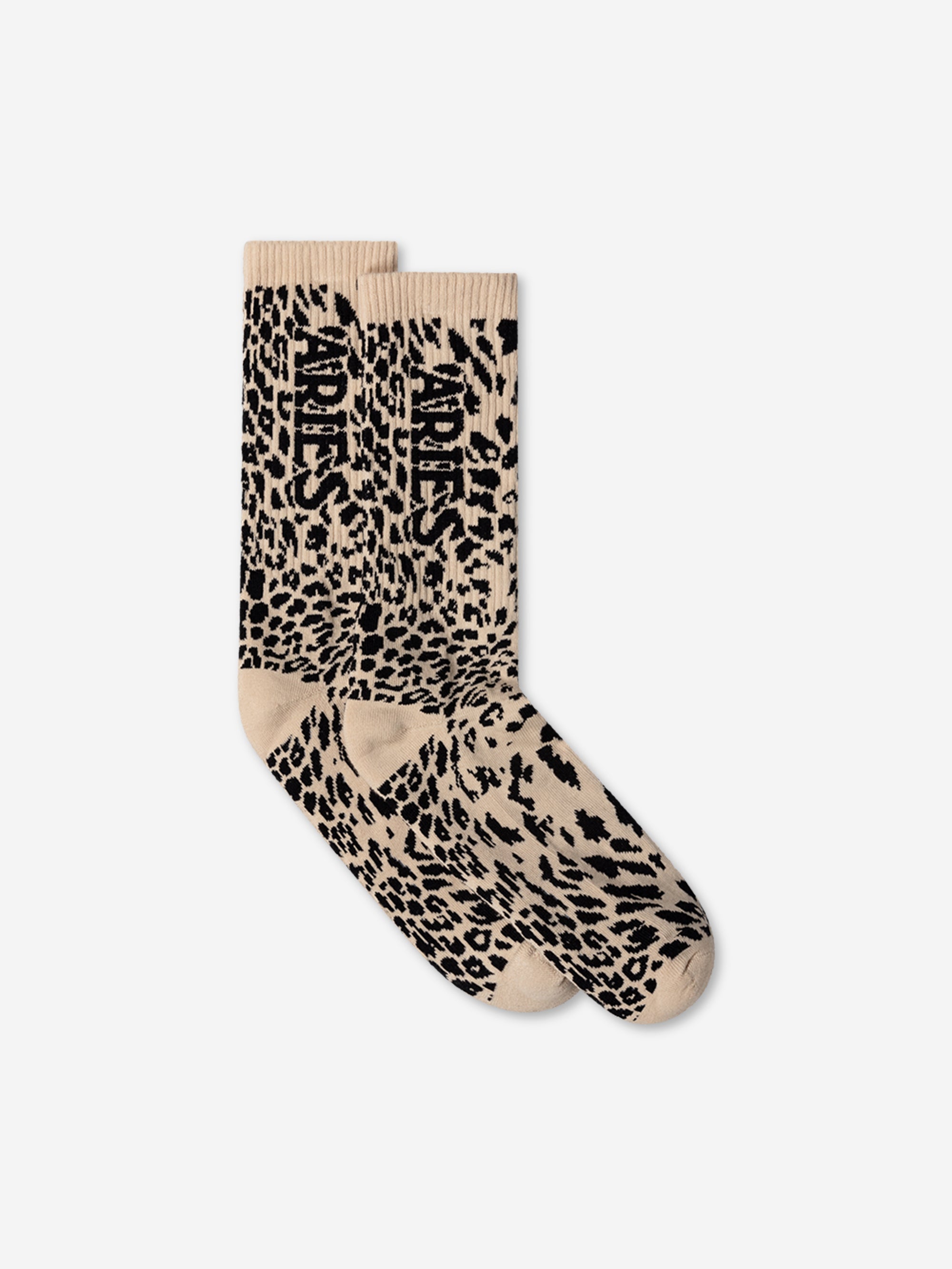 Aries J'adoro Aries Leopard Sock - Beige