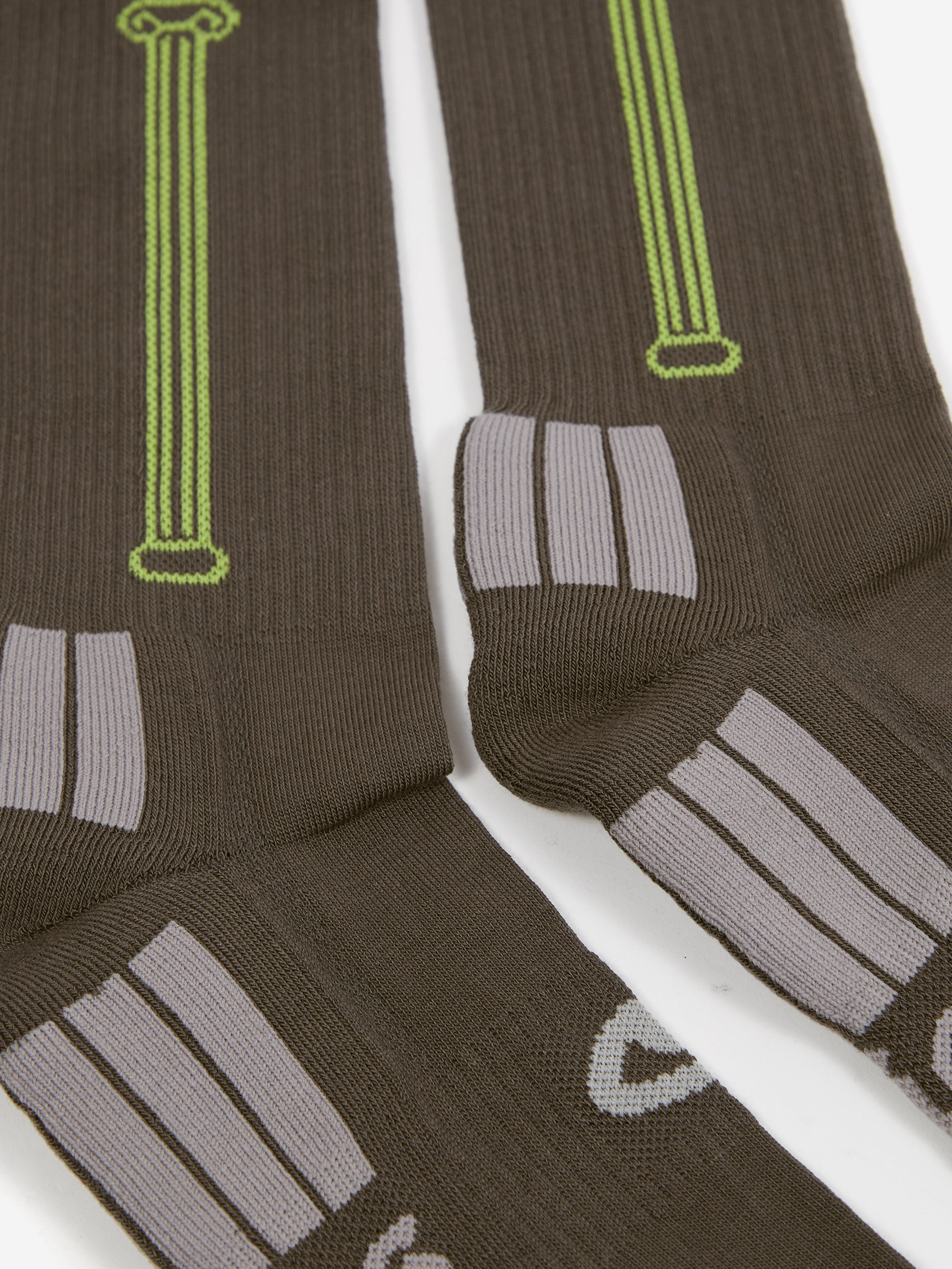 Aries Column Sock - Grey – Goodhood