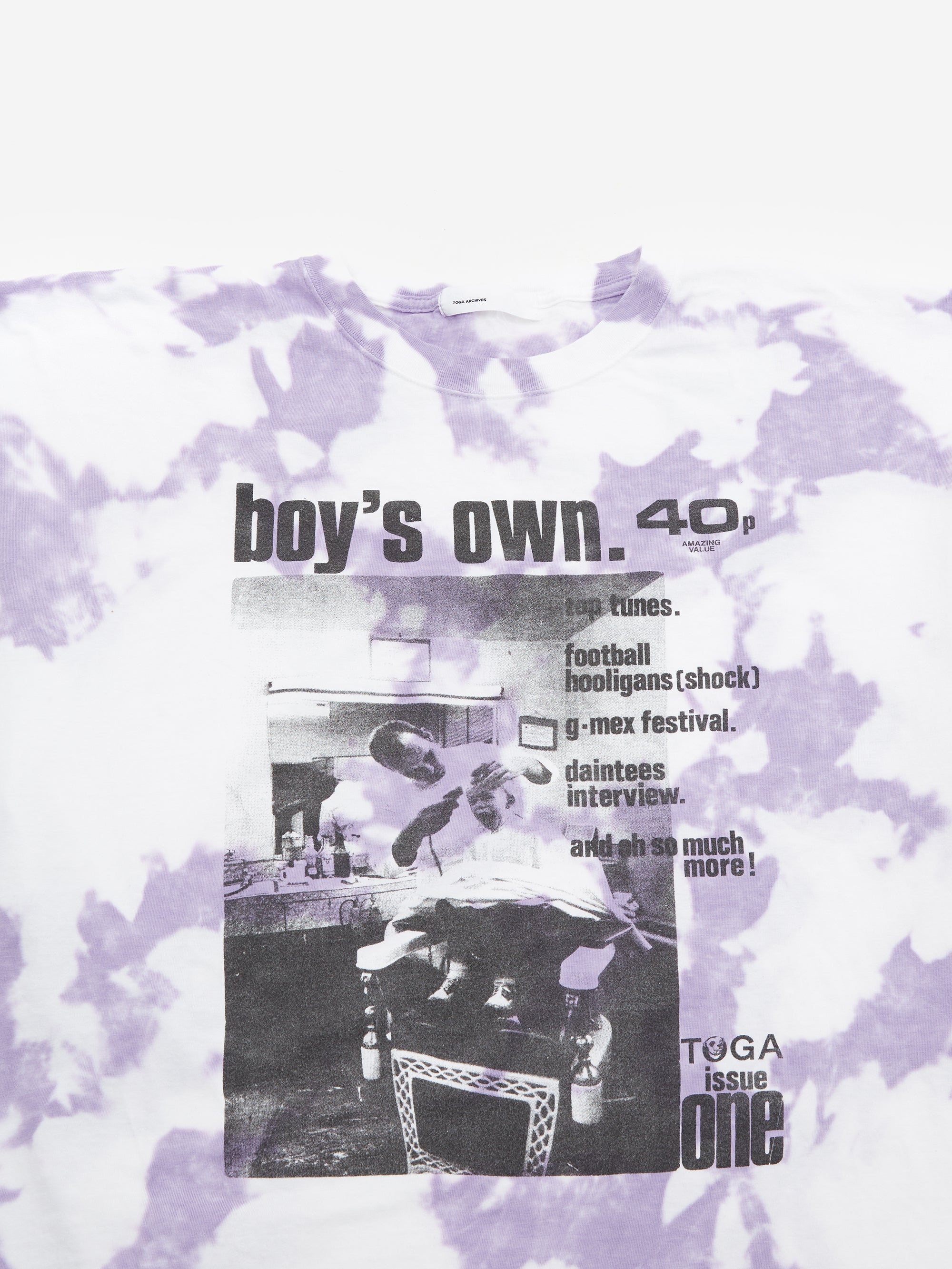 TOGA x Boys Own Issue 1 SP Tie Dy Print T-Shirt - Light Purple – Goodhood
