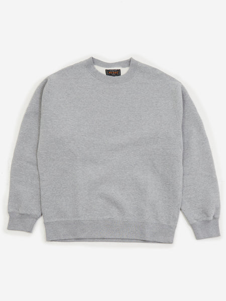 Beams Plus Crew Sweat - Heather Grey – Goodhood