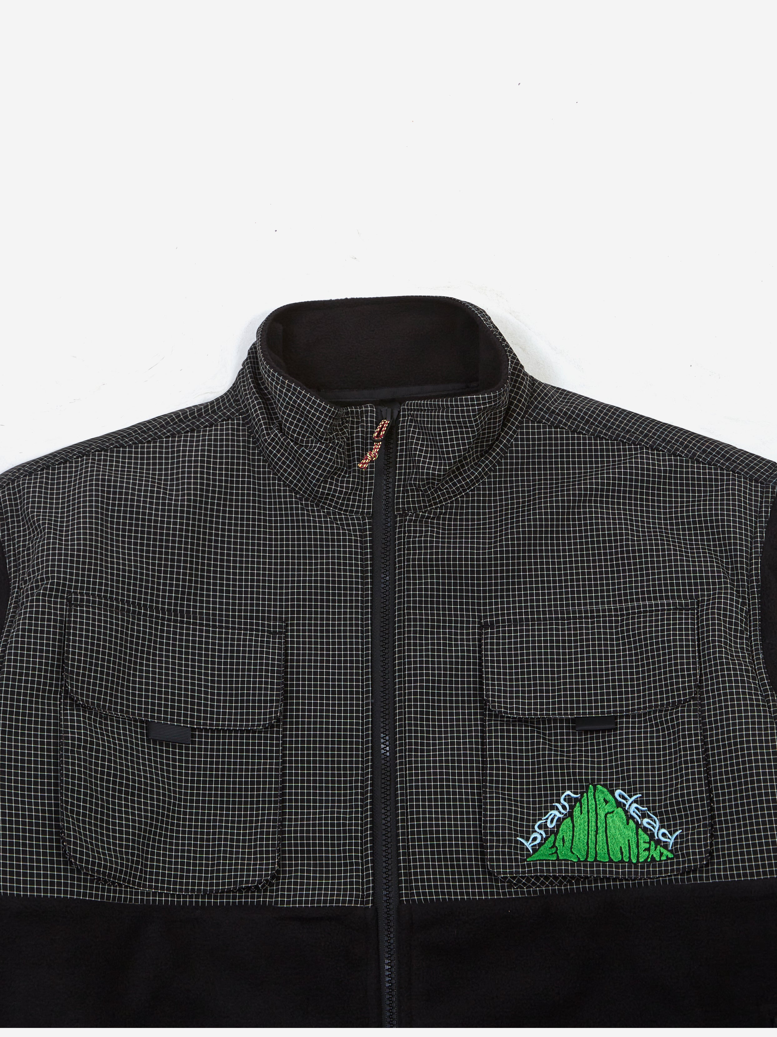 Brain Dead Brain Dead Equip Ripstop Zip Fleece Jacket -Black – Goodhood