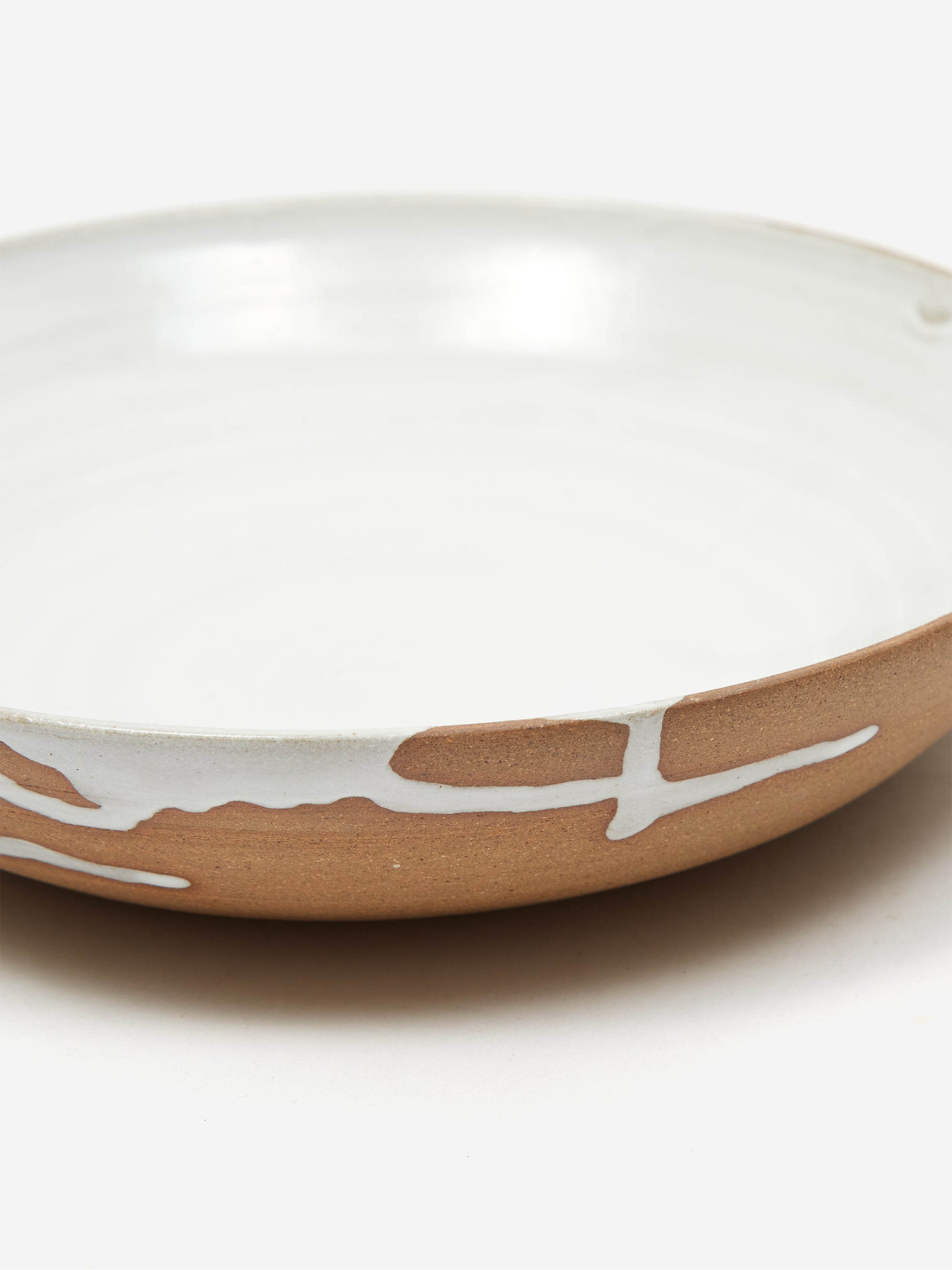 by.noo Handmade Pasta Bowl - White Drip – Goodhood