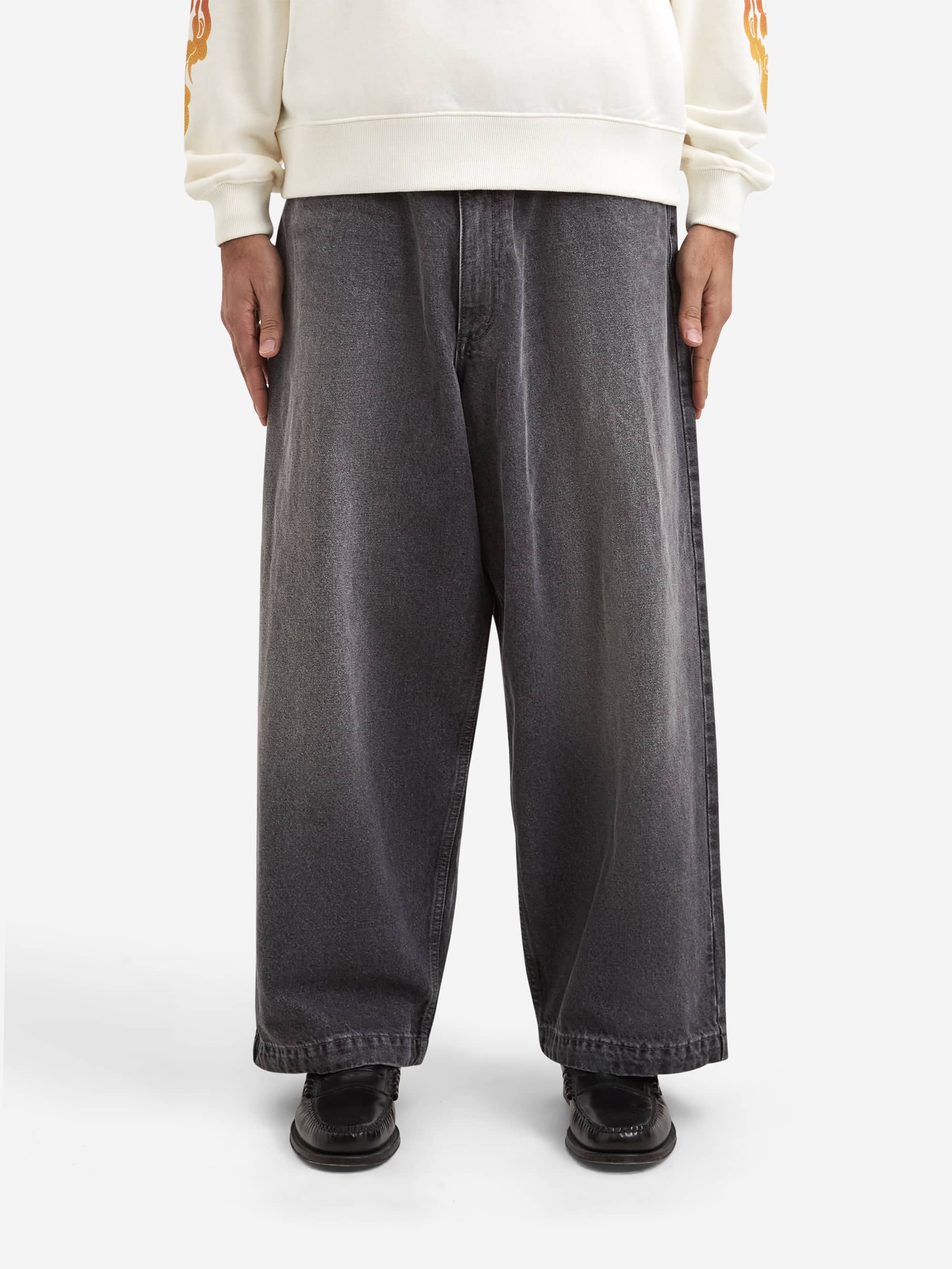 Beams Balloon Wide Denim - Black – Goodhood