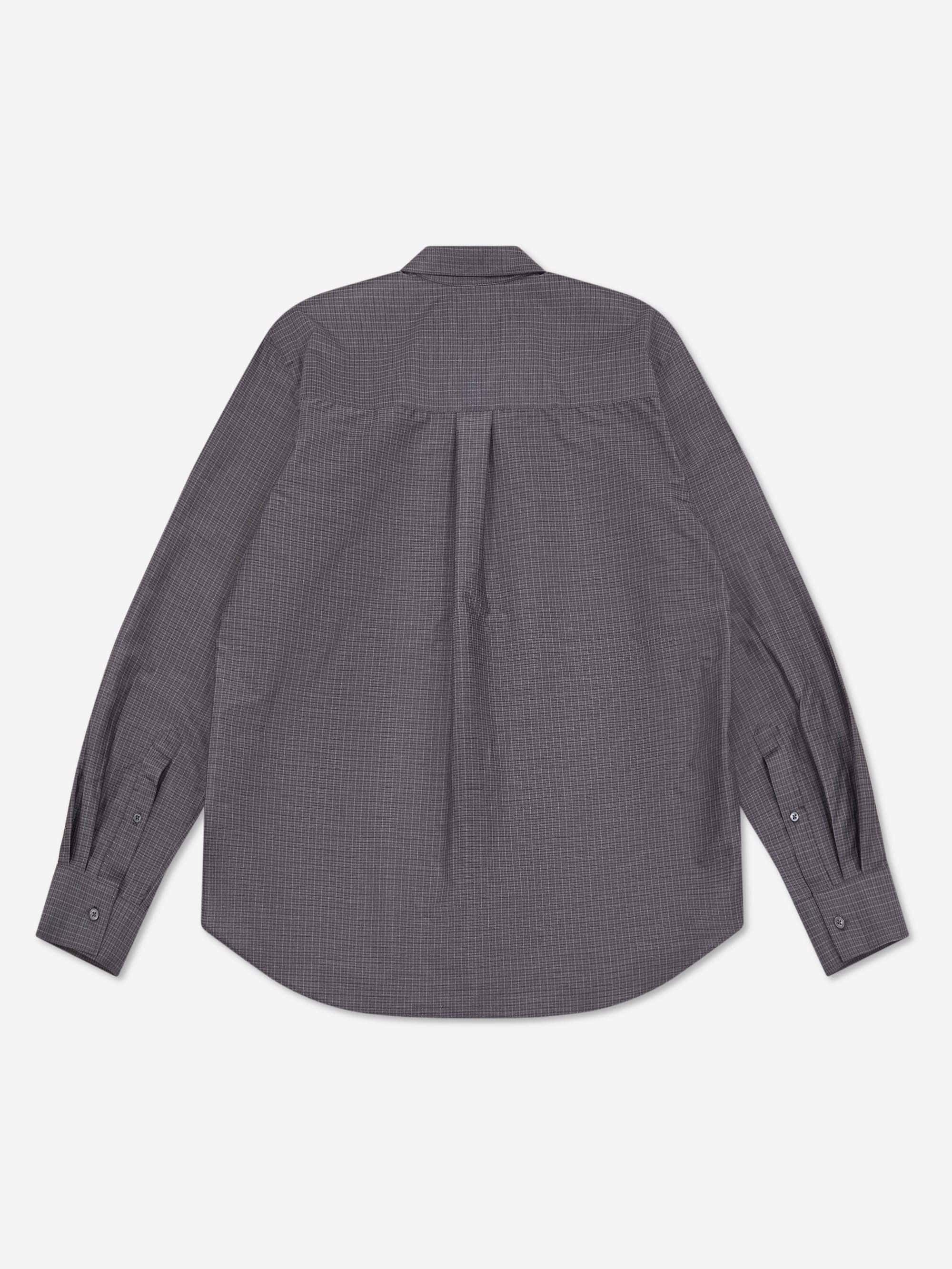 Berner Kuhl Grid Volume Shirt - Charcoal – Goodhood