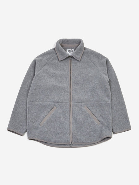 Cav Empt Pw Fleece Zip Up Grey – Goodhood