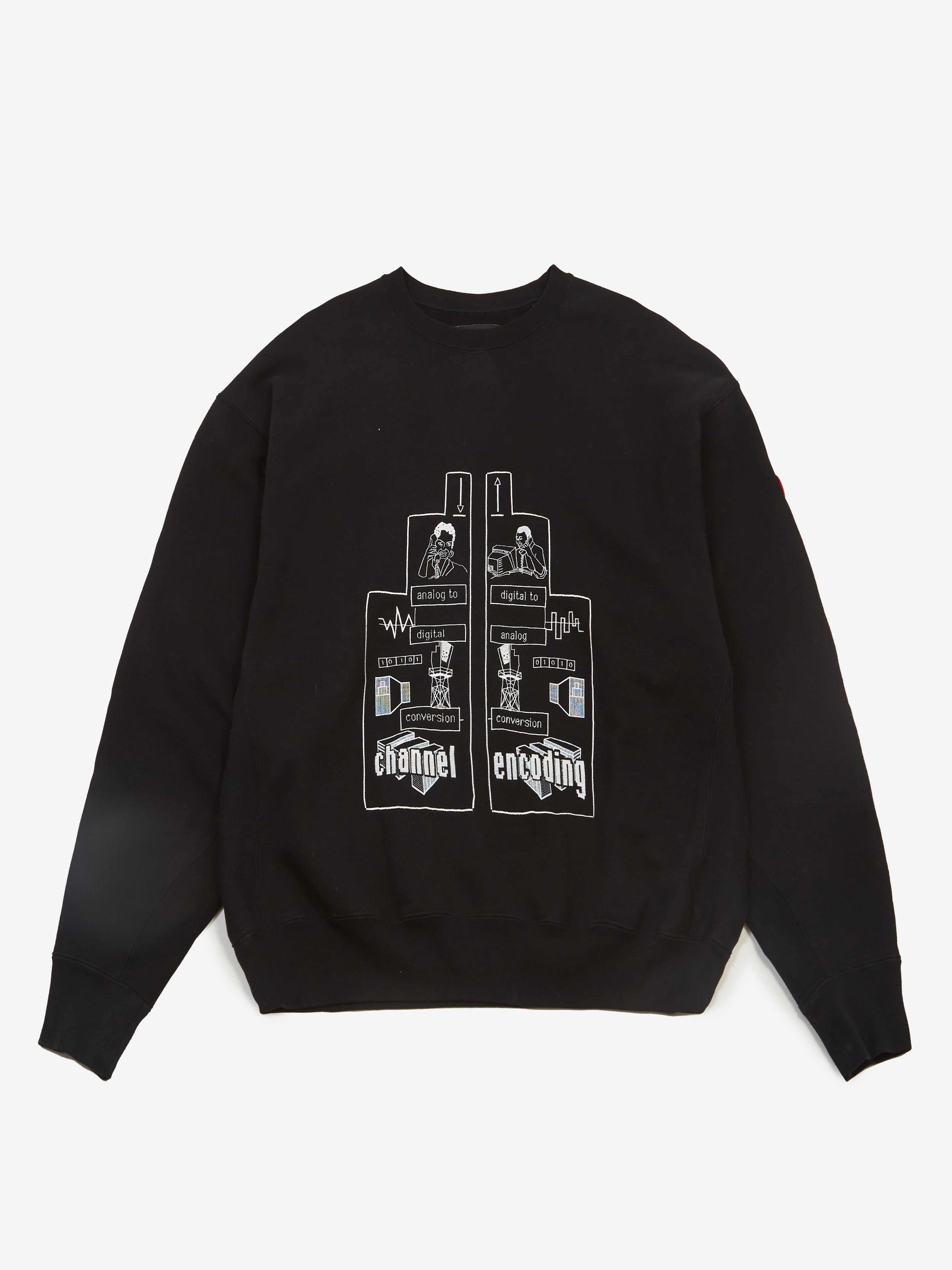 C.E Cav Emptn Channel Encoding Crew Neck - Black – Goodhood