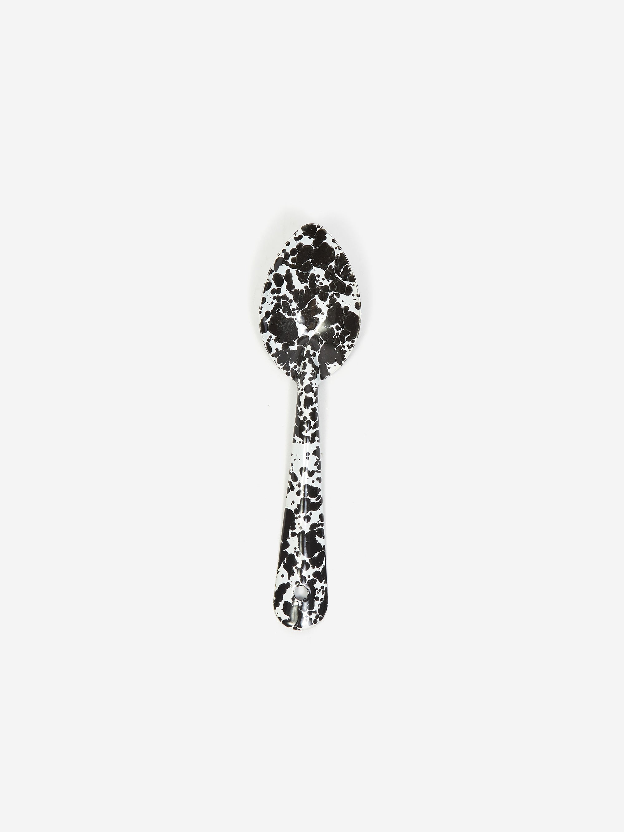 Crow Canyon Splatter Enamelware Medium Spoon - Black/White – Goodhood