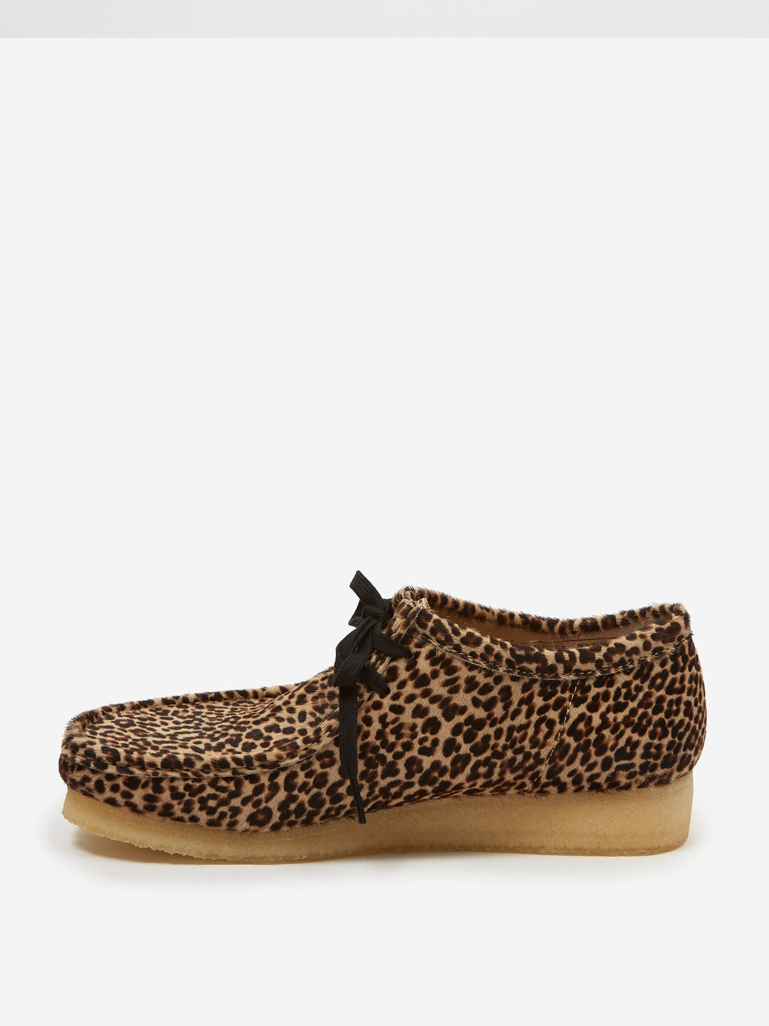 clarks leopard wallabees